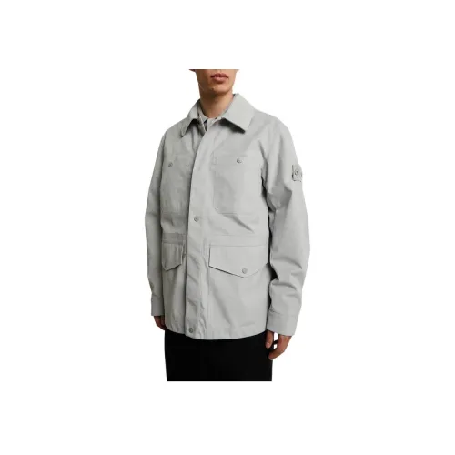 STONE ISLAND Серый Мужские Куртки