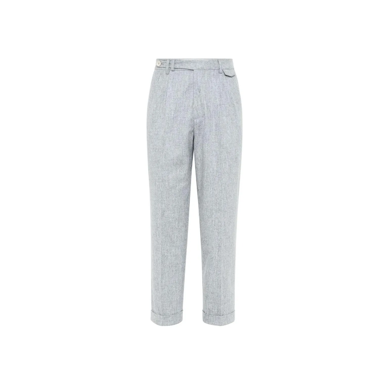 Brunello Cucinelli Pressed Crease Tailored Trousers
