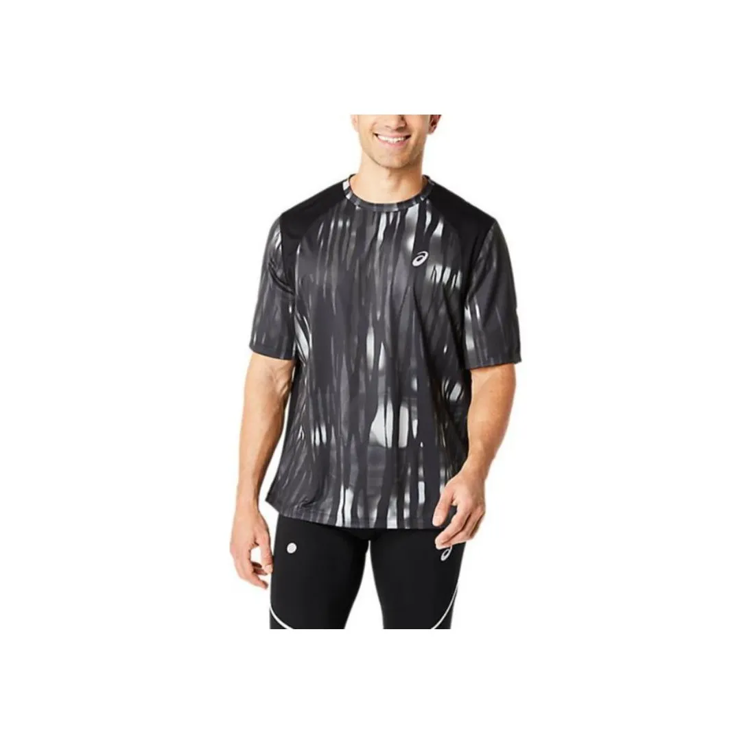 Asics ROADLITE SHOW SHORT SLEEVE TOP T Shirt Men's Black