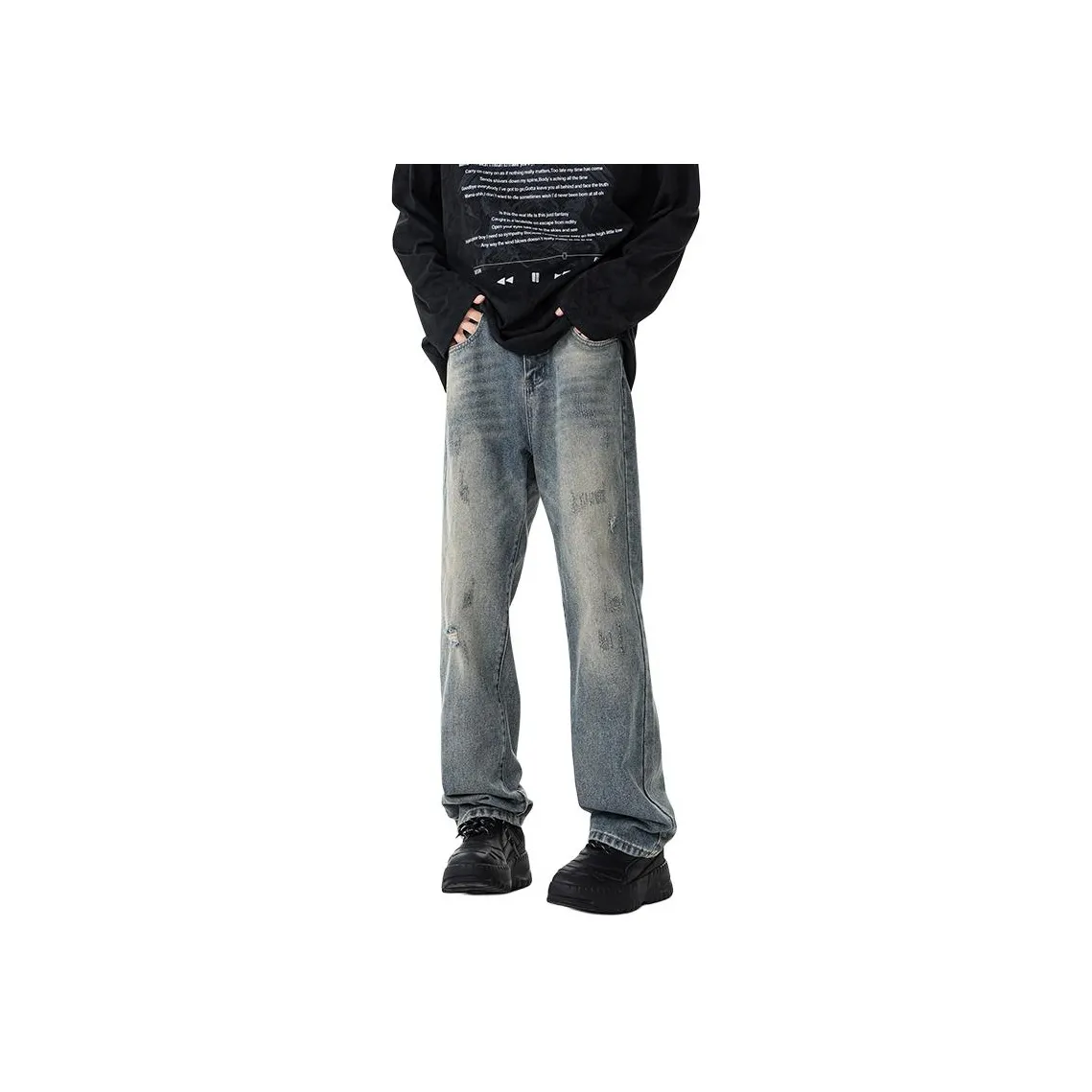 DEAR BETSY Джинсы Унисекс Light Синий