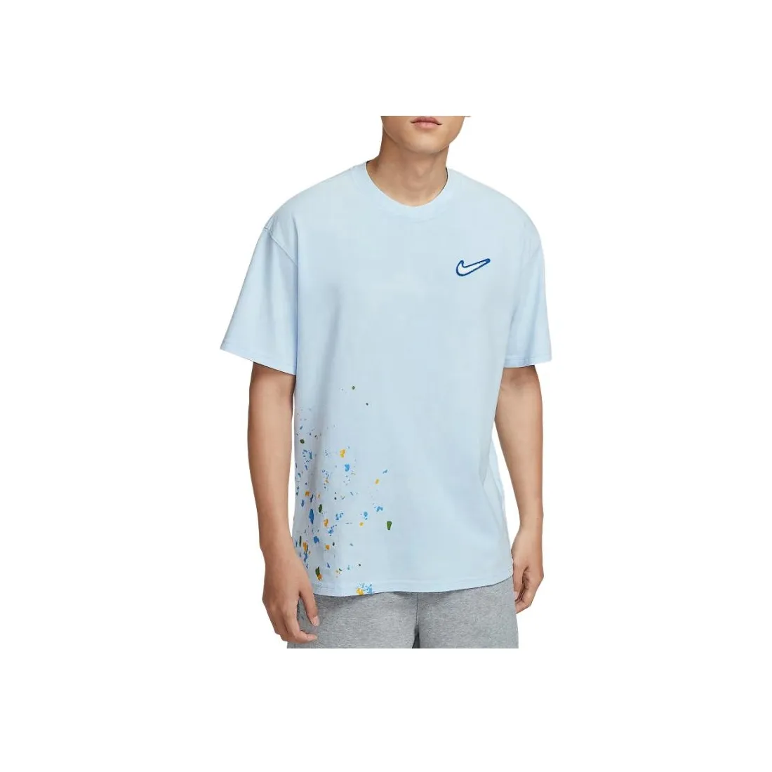 Nike T-Shirt Мужской Небесно-Синий