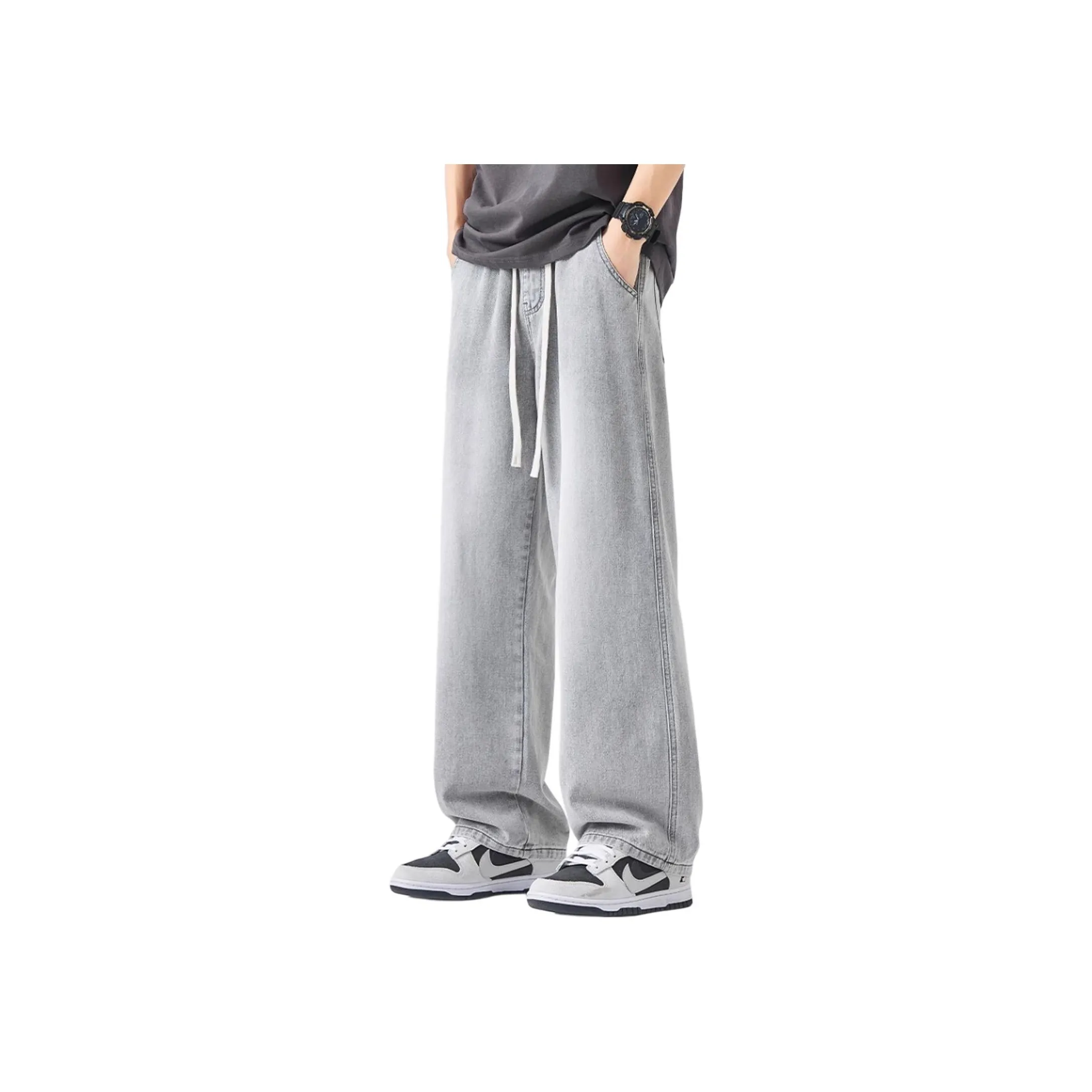 Menglaini Jeans Unisex