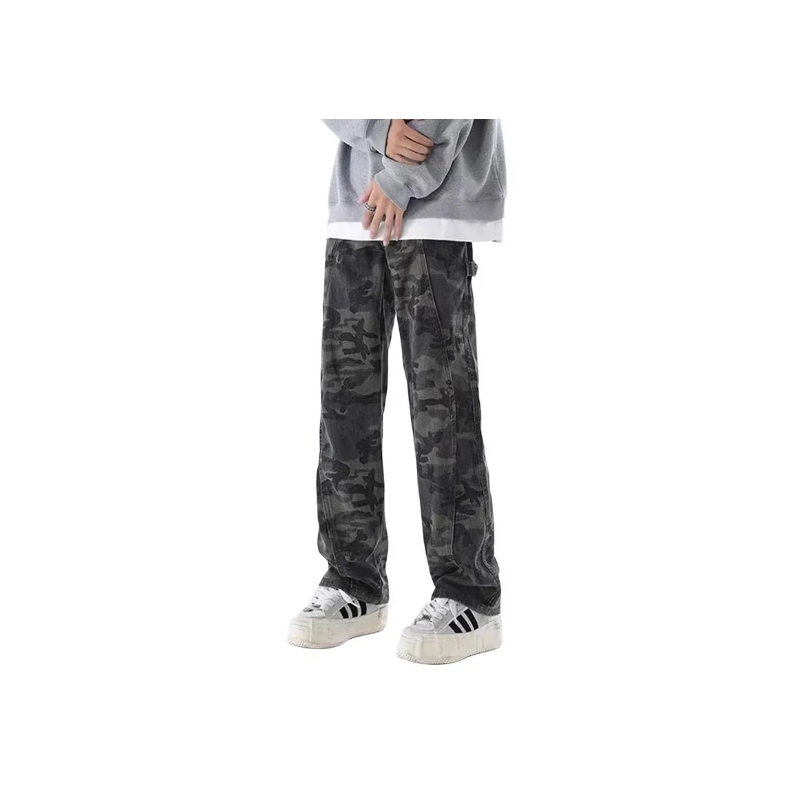 PANDA ADEVIL Джинсы Унисекс Камуфляж