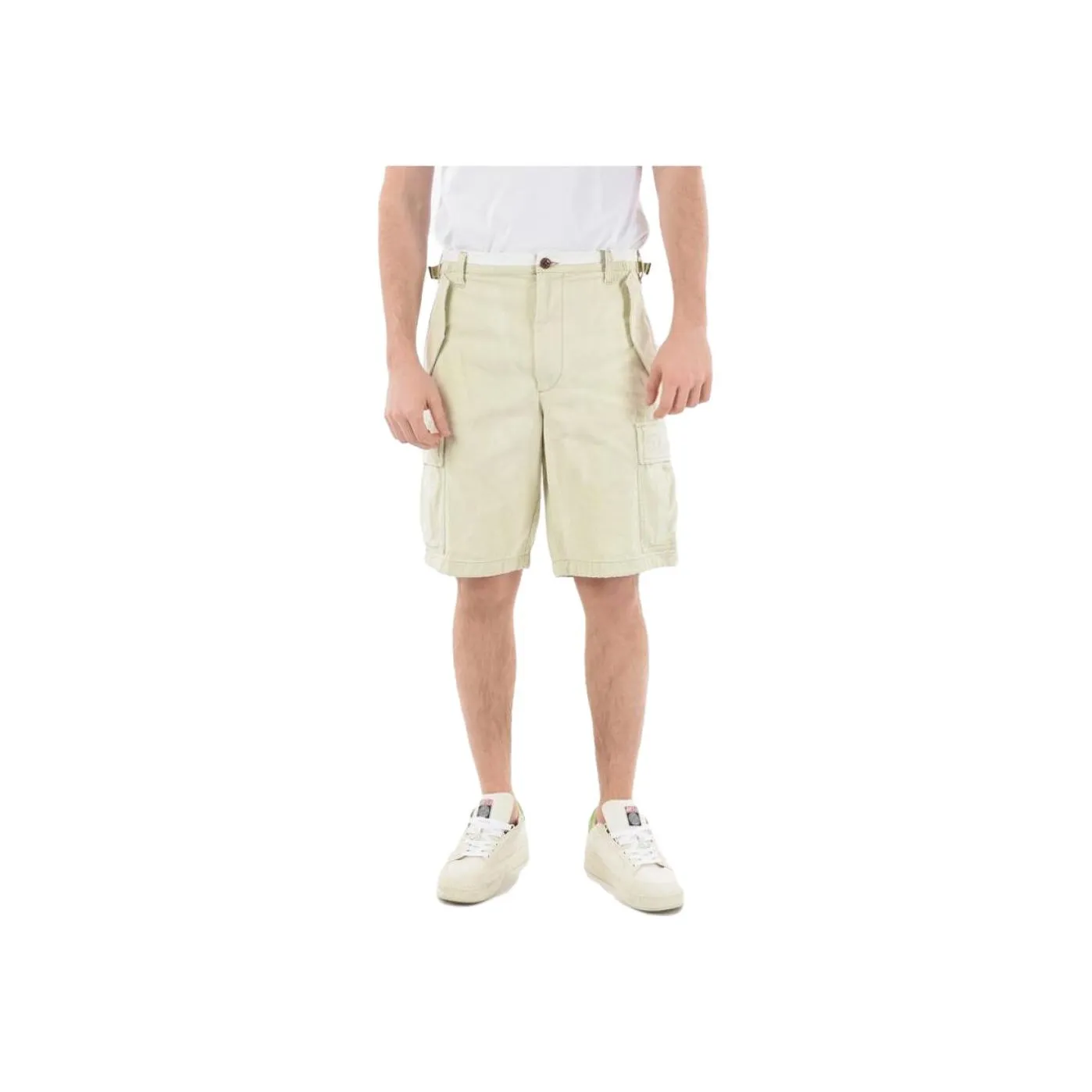 DIESEL Casual Shorts Men's Beige Yellow