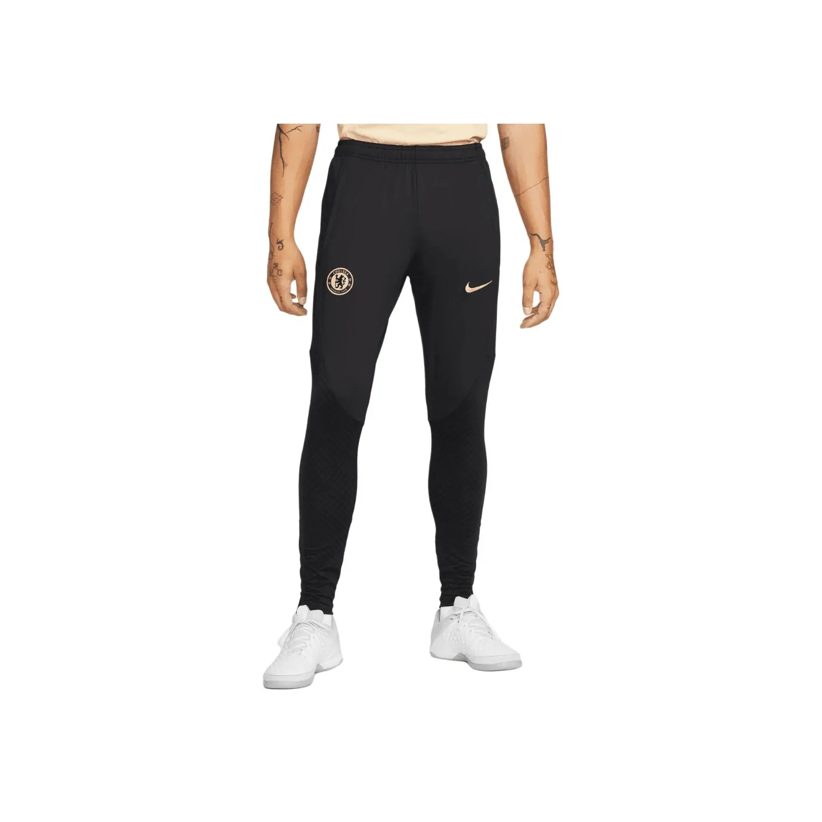 Nike ChelseaDri Форма Футбол Низ Мужской Черный Золото