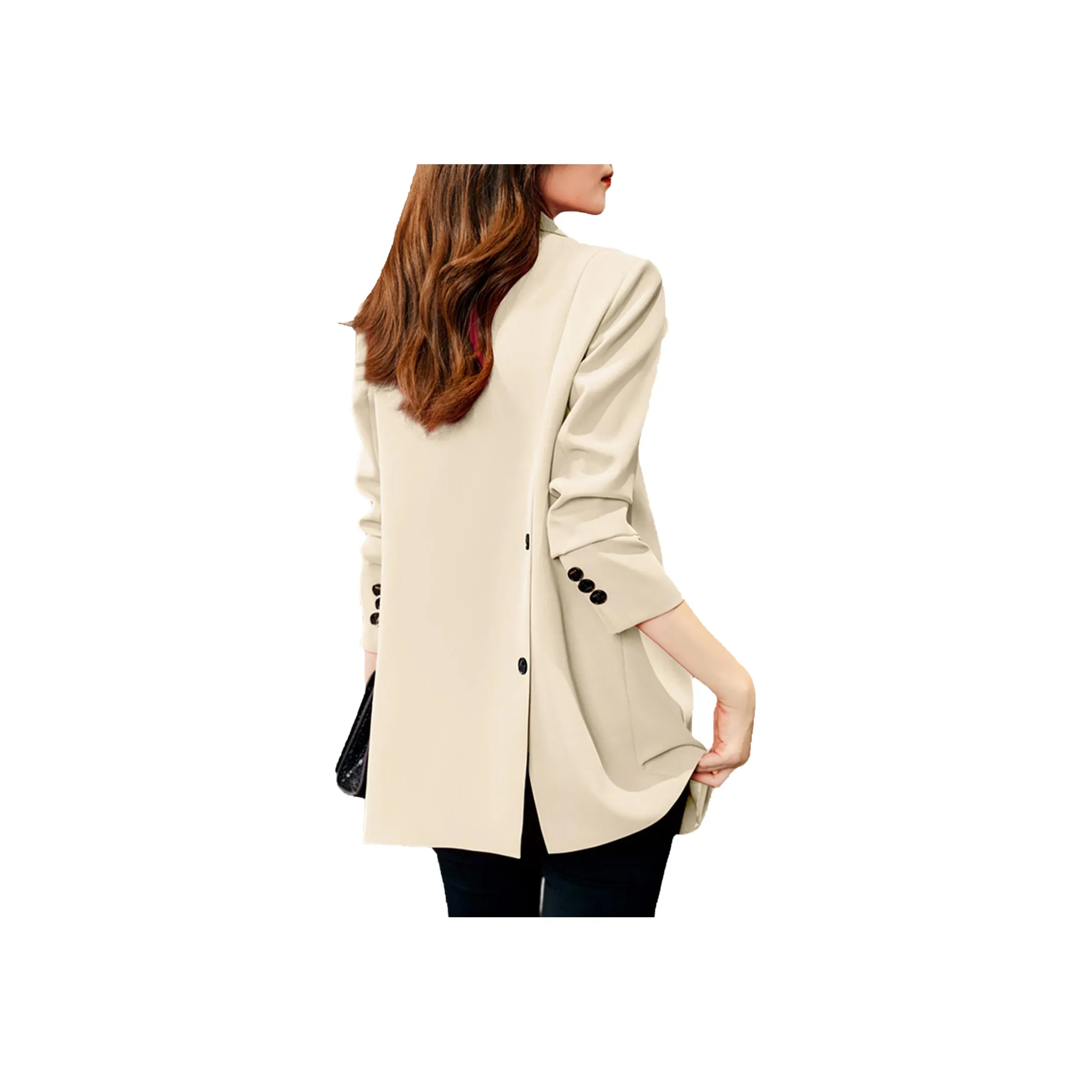 Wbwq Бизнес-костюм женский бежевый абрикосовый