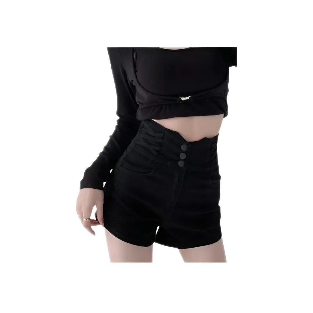 TONYBEAR Черные Женские Джинсовые Шорты