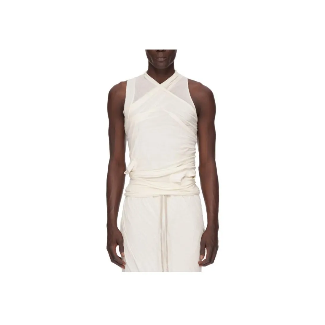RICK OWENS Hollywood Runway Banana Layered Top