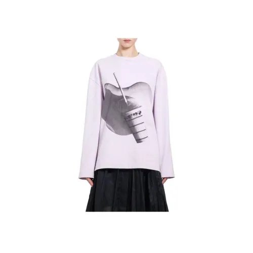 JIL SANDER Розовые Женские Т-рубашки