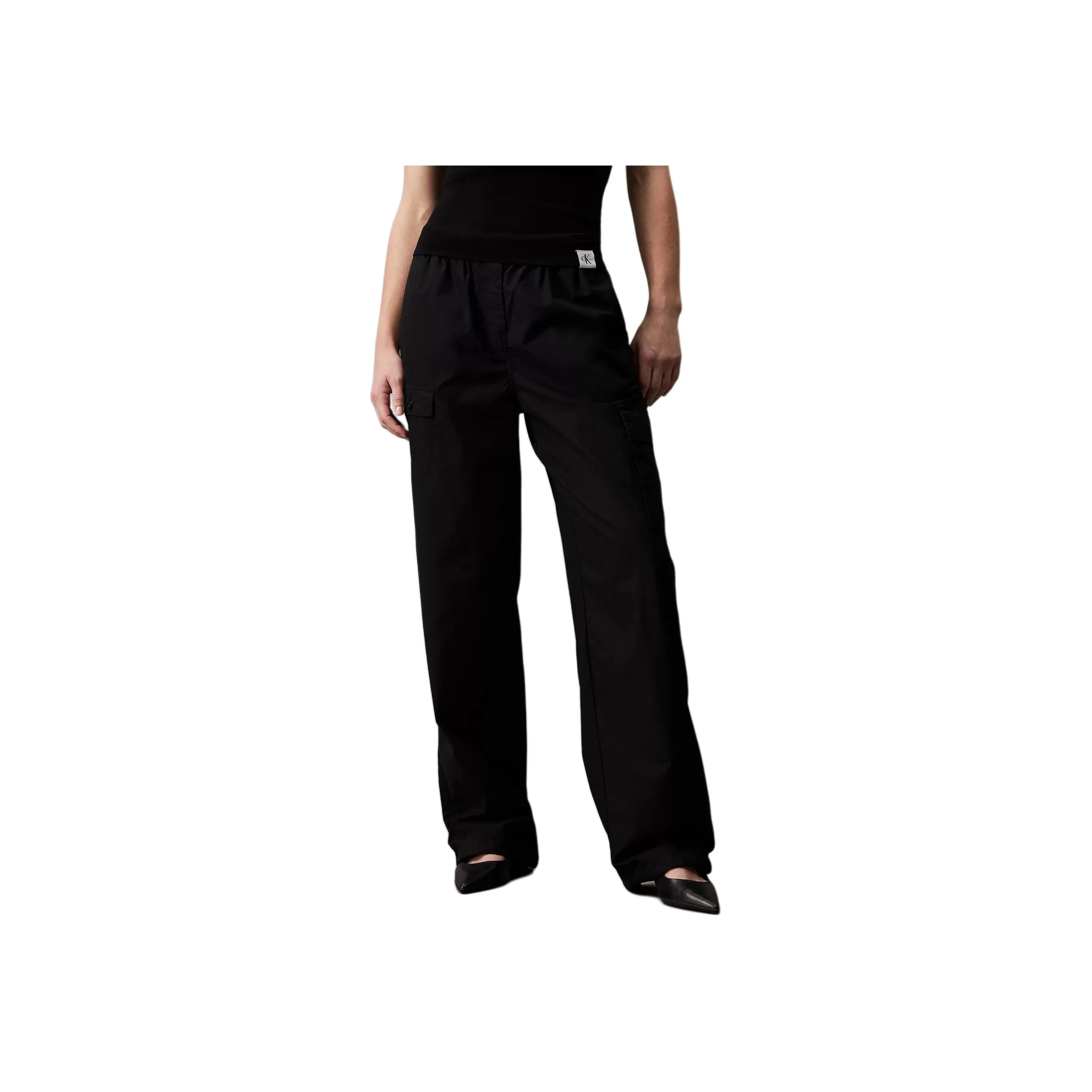 CALVIN KLEIN Cargo Pants Europe Version Women's Black