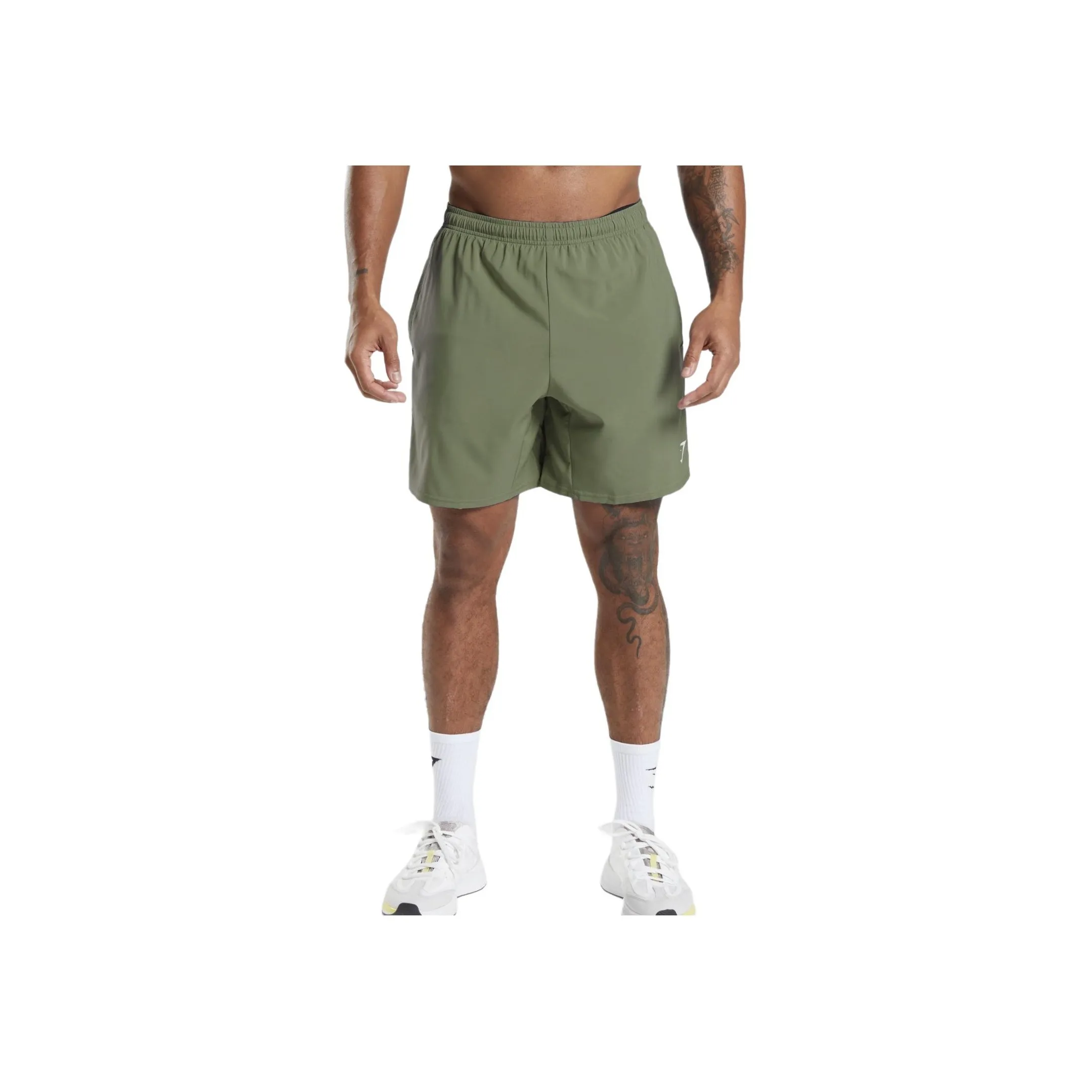 GYMSHARK ARRIVAL SHORTS Sports Shorts Men's Olive