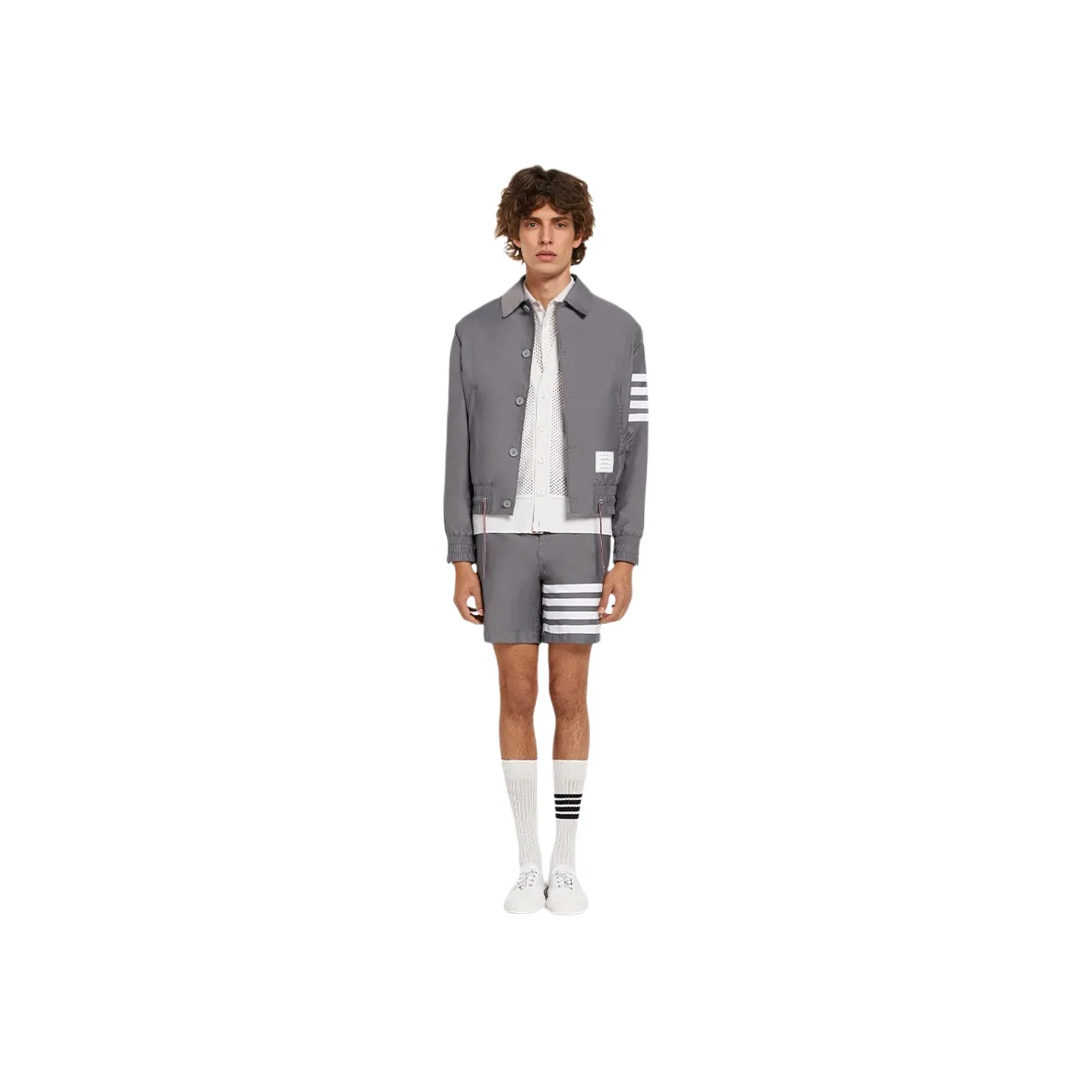 THOM BROWNE Jackets Men's Gray