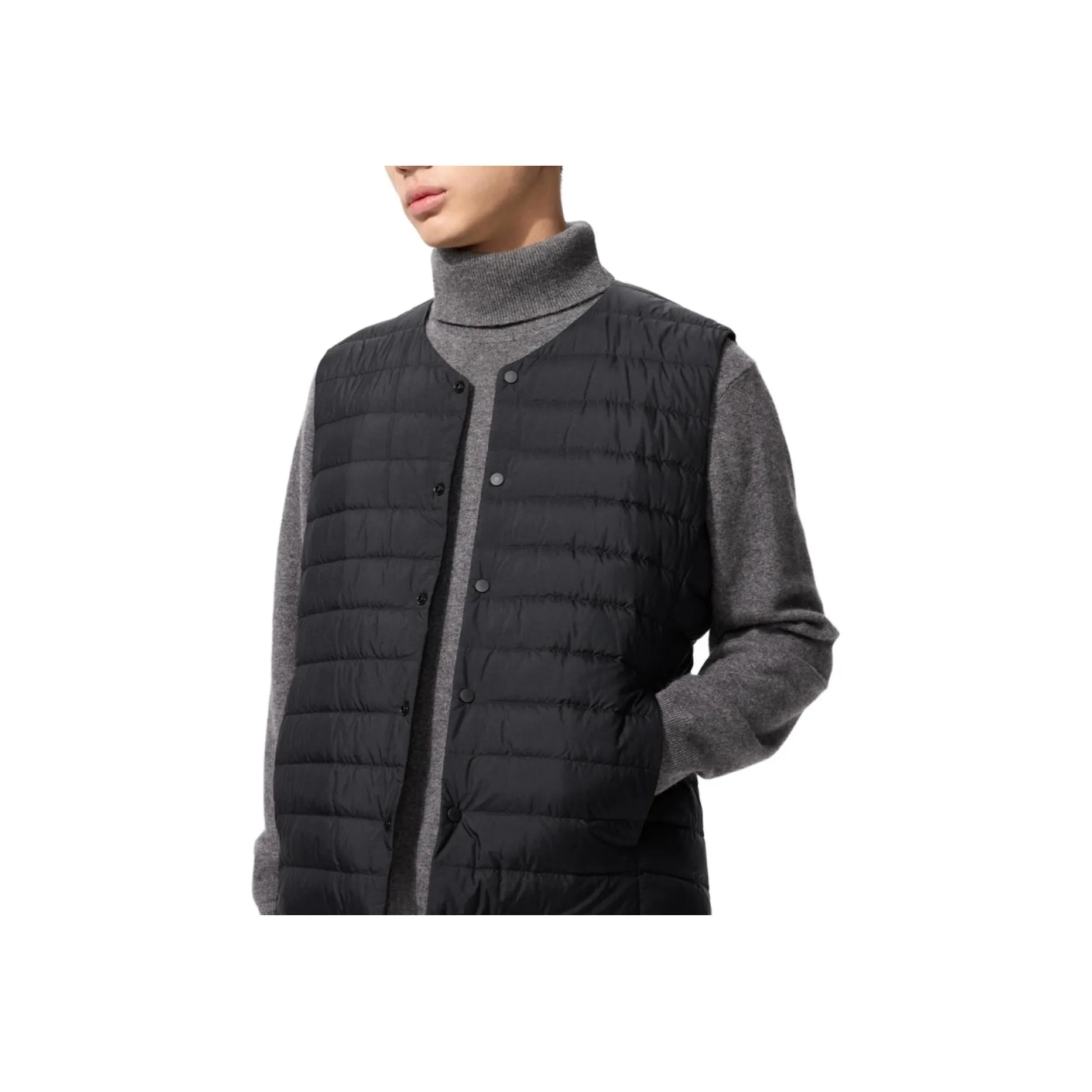 UNIQLO Черные Унисекс Жилеты