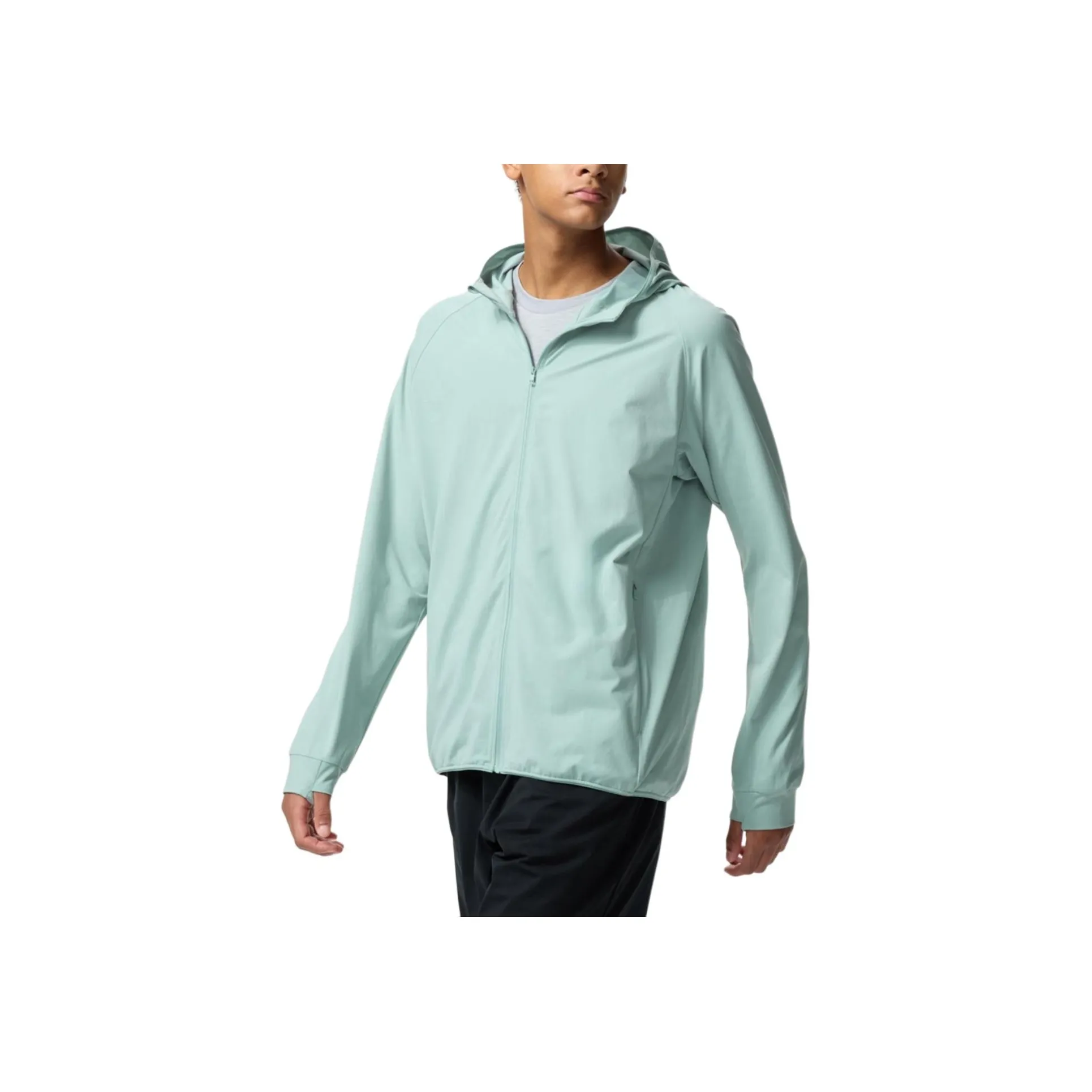 UNIQLO UV Protection Sun Protection Clothing Unisex Light Green
