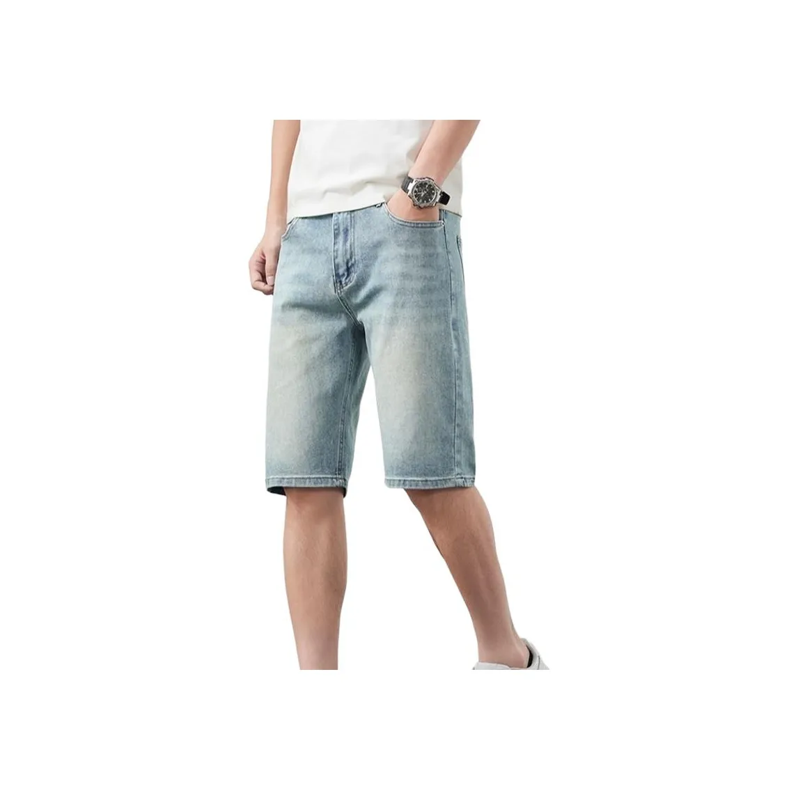 PIERRE CARDIN Джинсовые шорты Мужской