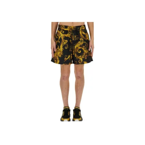 VERSACE JEANS COUTURE Желтые Мужские Повседневные Шорты