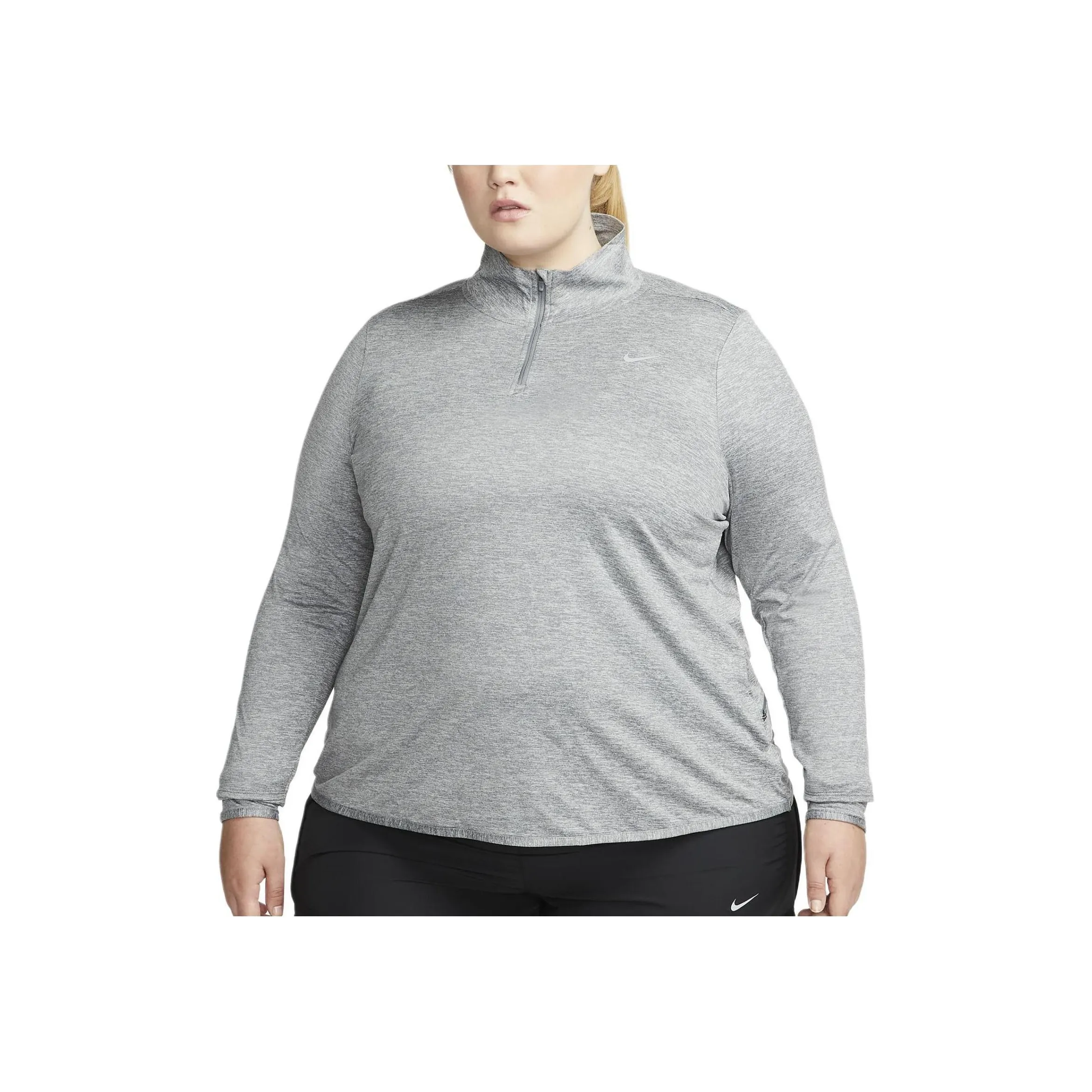 Nike Dri-FIT Swift Element Uv Women's 1/4-Zip Running Top Plus Size
