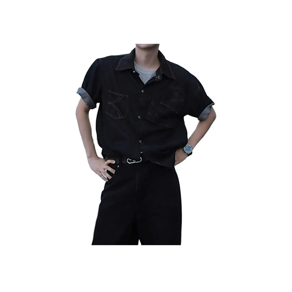 PVPVPV Черный Унисекс Джинсовые куртки