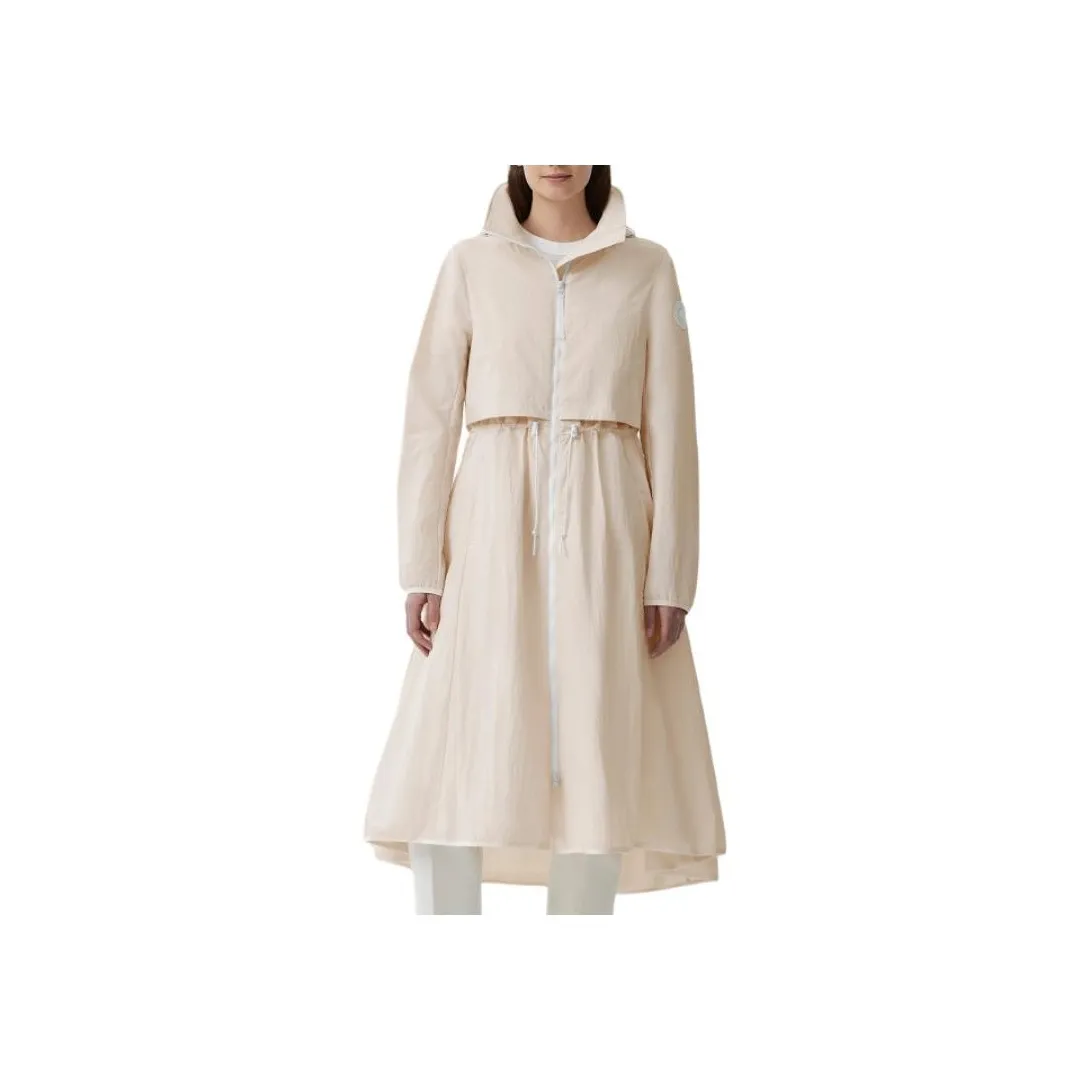 Canada Goose SS24 Trench Coat Women's Light Linen Yellow