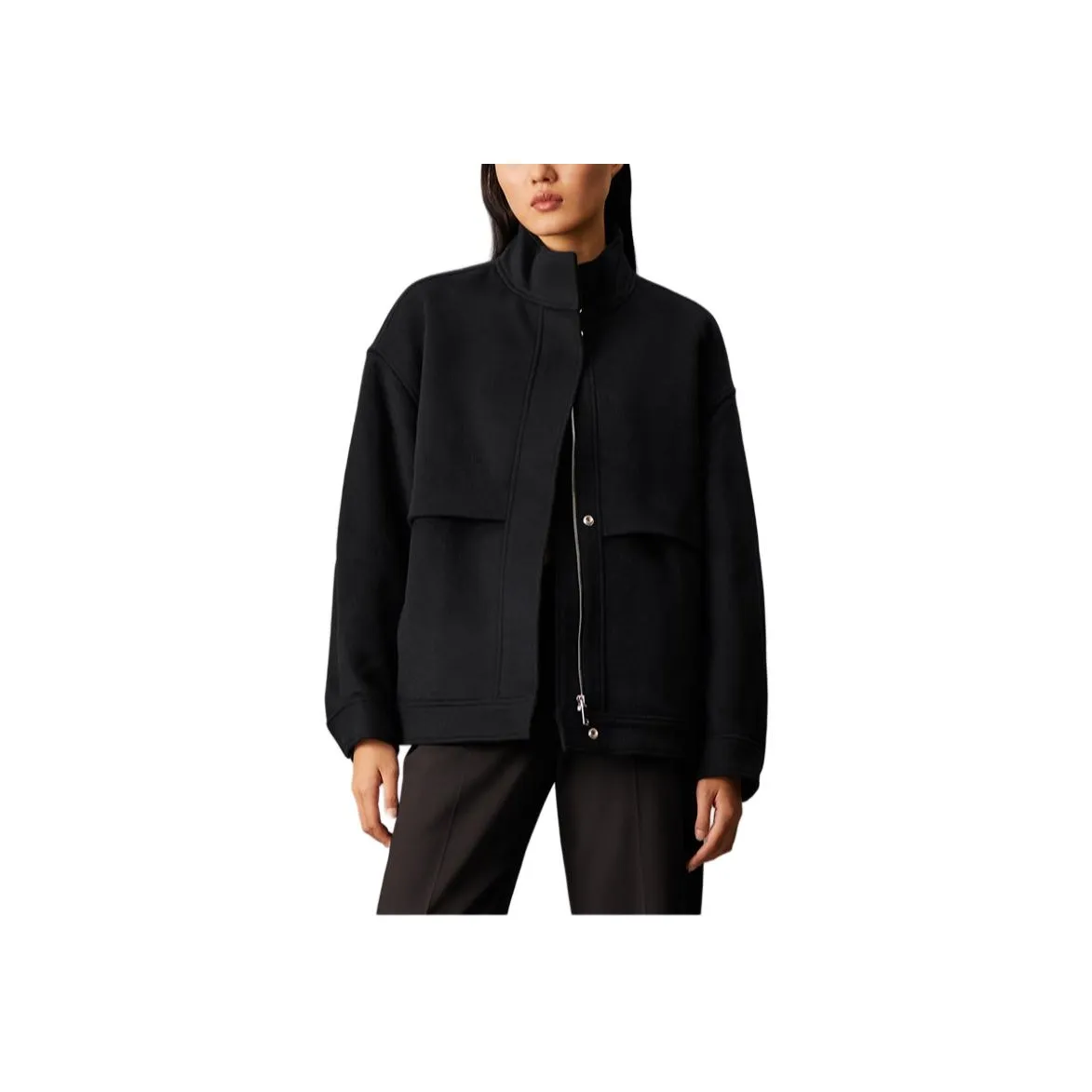 CALVIN KLEIN Coats Women's Space Black