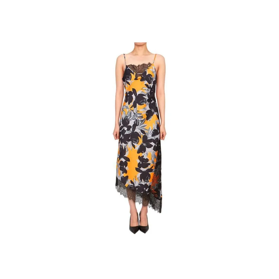 ALLSAINTS Slip Dress Women's Citrus Orange