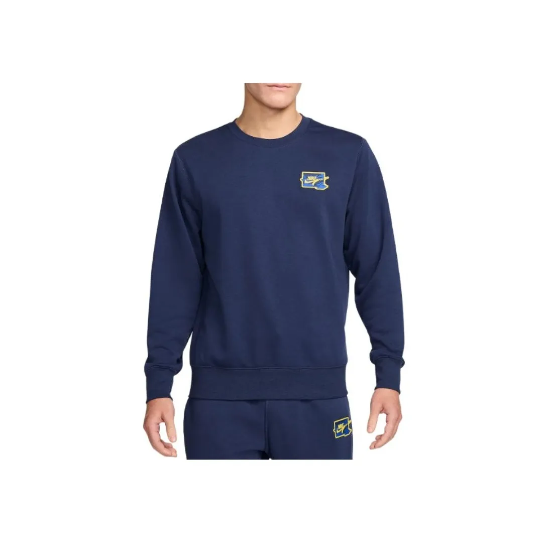 Nike Sweatshirt Men's Midnight Marine Blue/Lightning Color