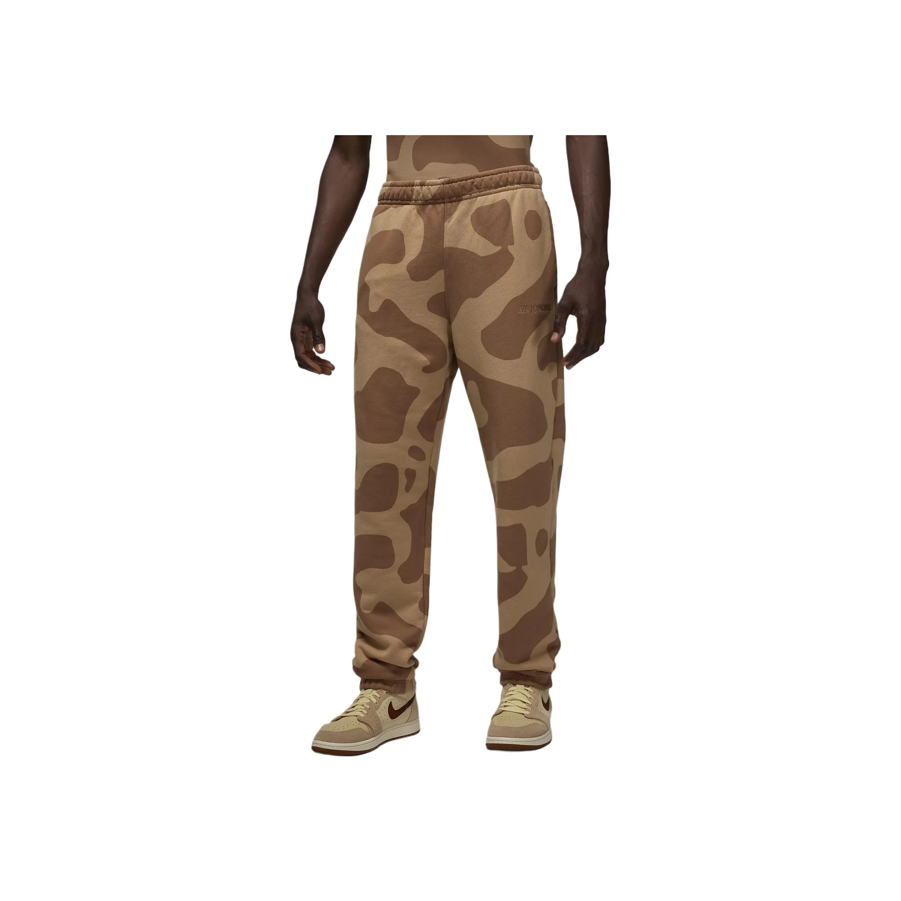 Jordan Wordmark Knitted Sweatpants Men's Brown