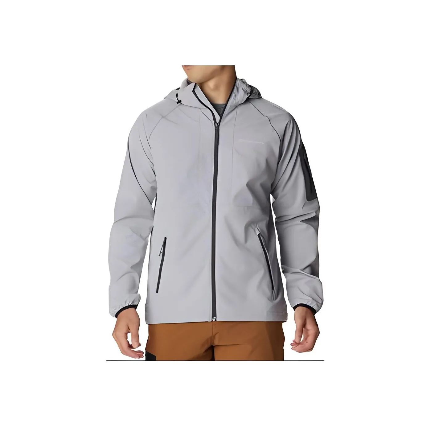 Columbia Fitted Moderate Jacket Spring Fall Men's Gray