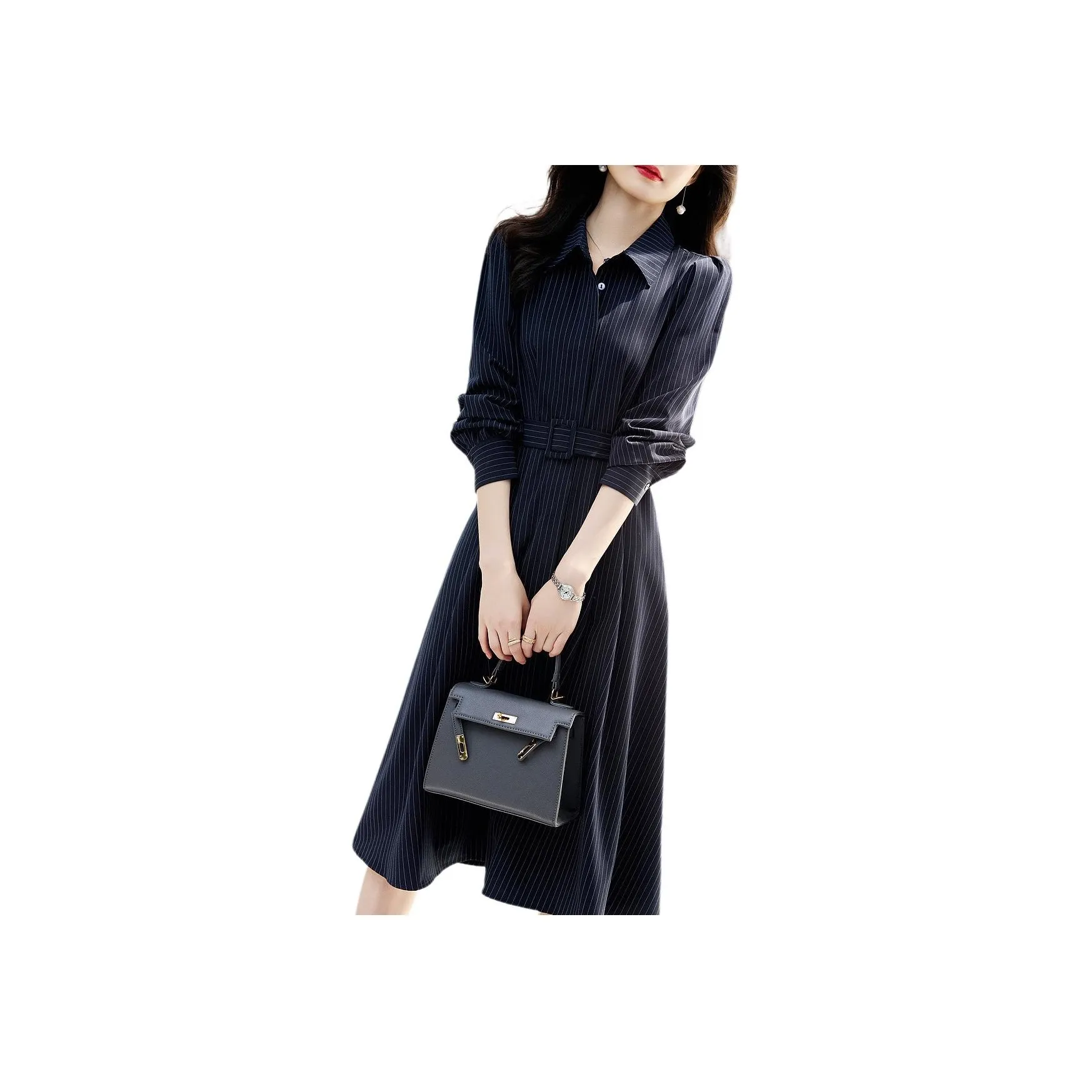 【dme】 Long Sleeved Dress Women's