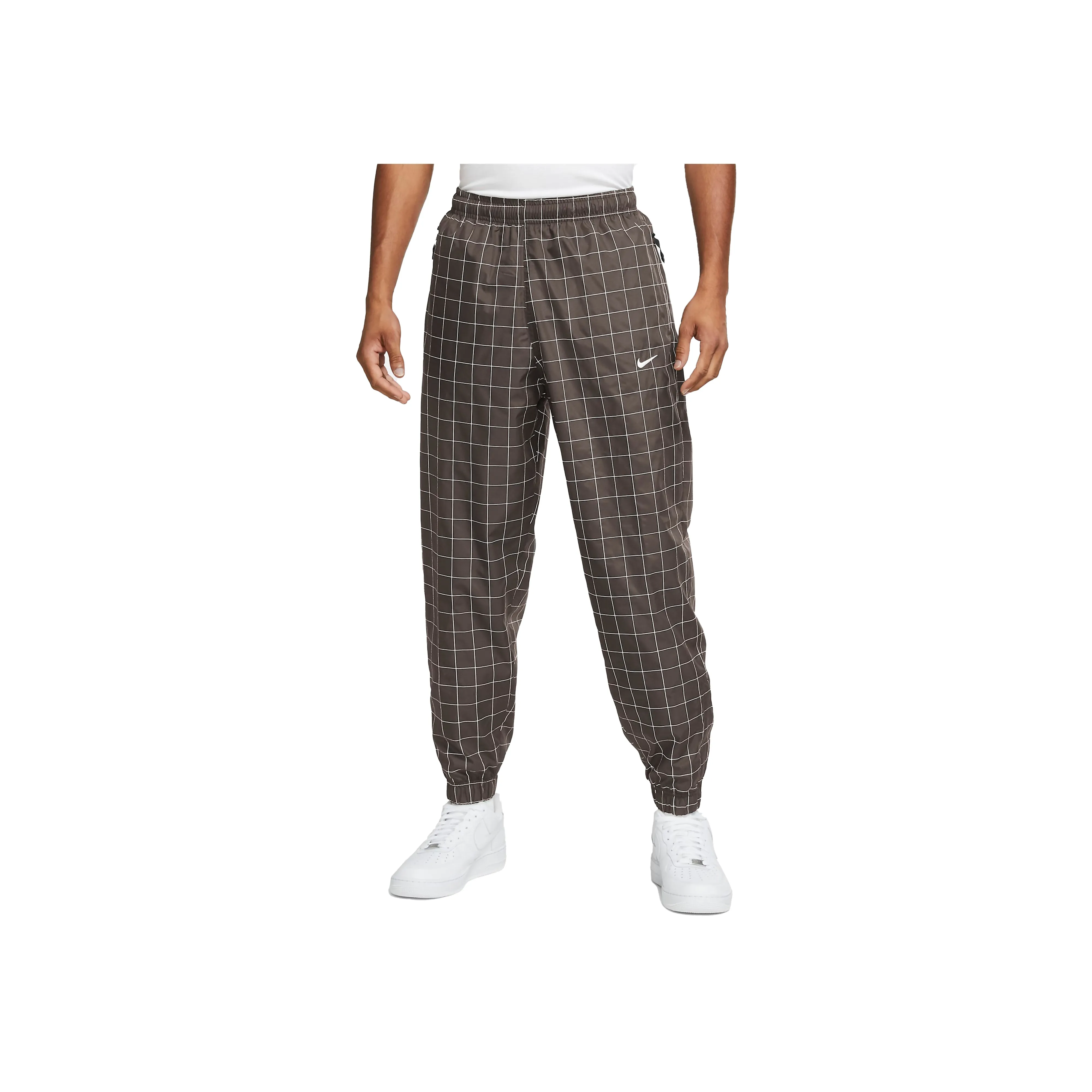 Nike Knitted Sweatpants Men's Olive Gray