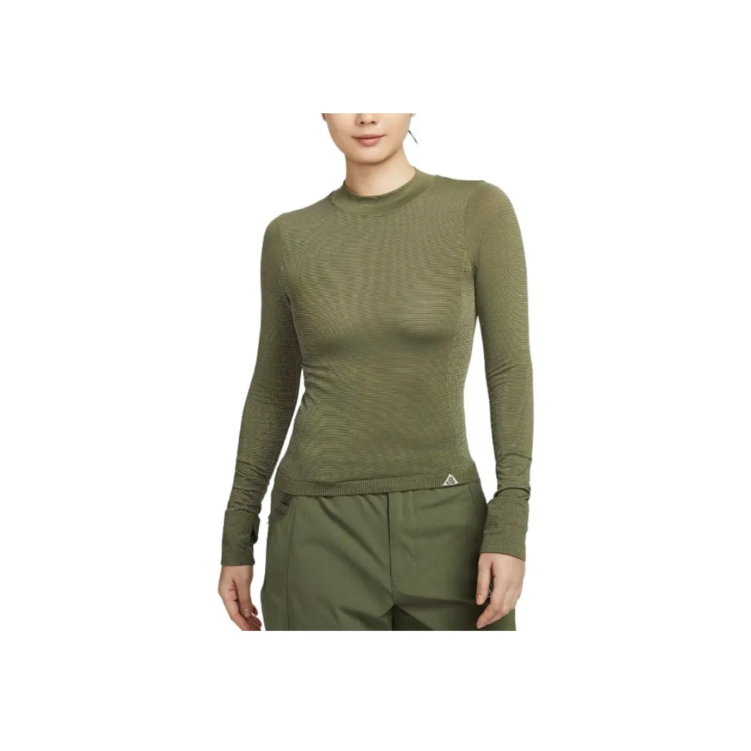 Nike ACG DRI FIT ADV FW24 Regular T Shirt Women's Green