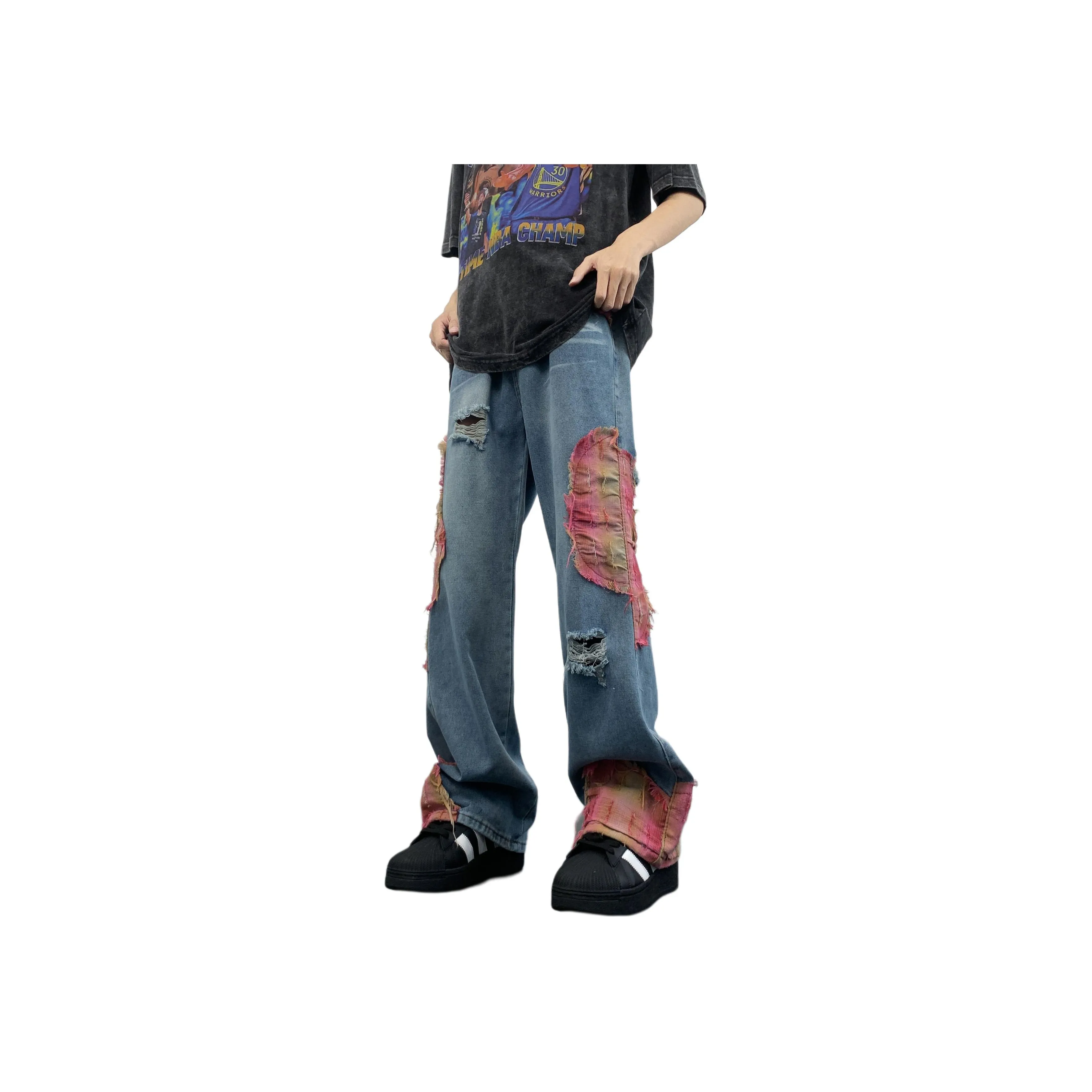 FA2LO Jeans Unisex Blue