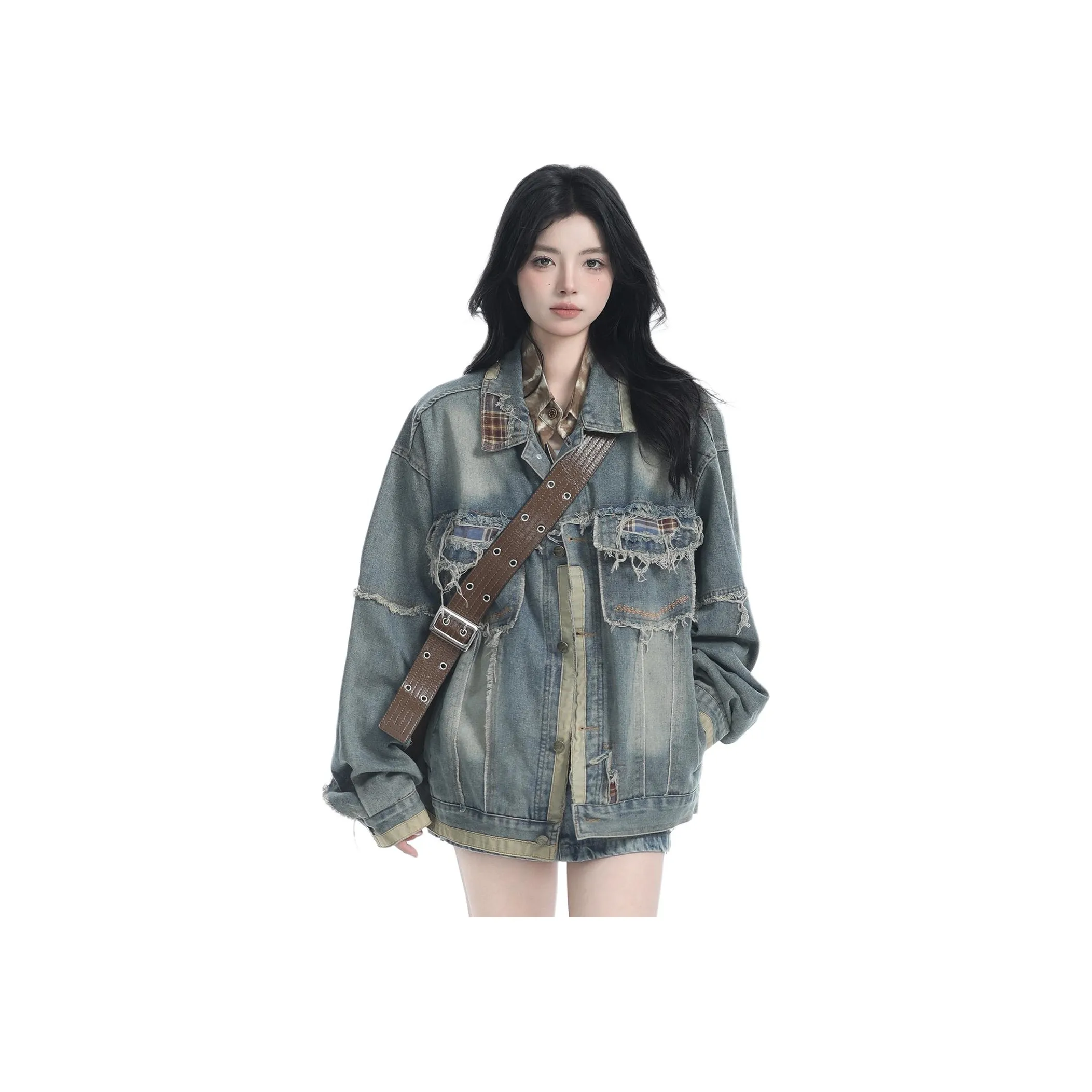 PAINT STAIN Деним Куртка Унисекс