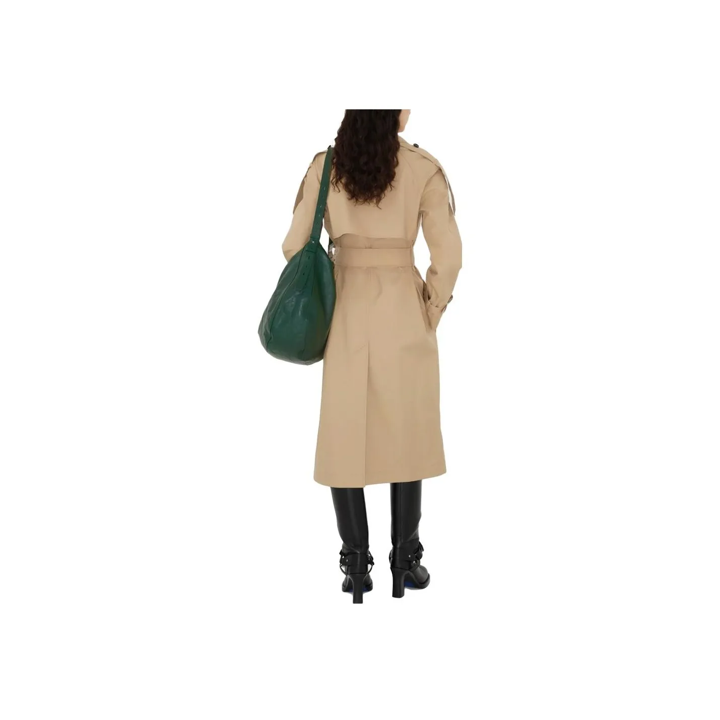 Burberry Gabardine Trench Coat 'Beige'