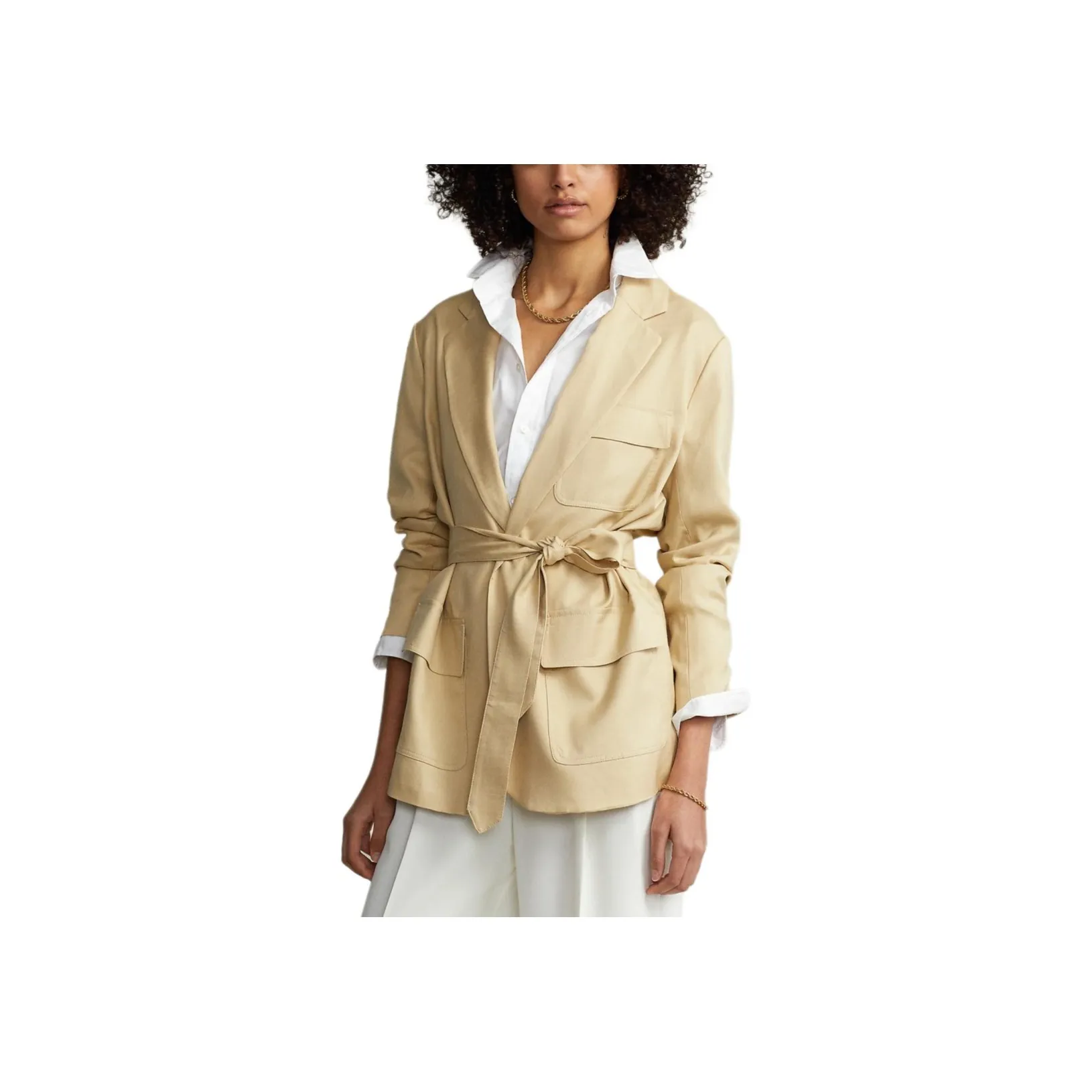 Polo Ralph Lauren SS24 Business Suits Coats Women's Camel