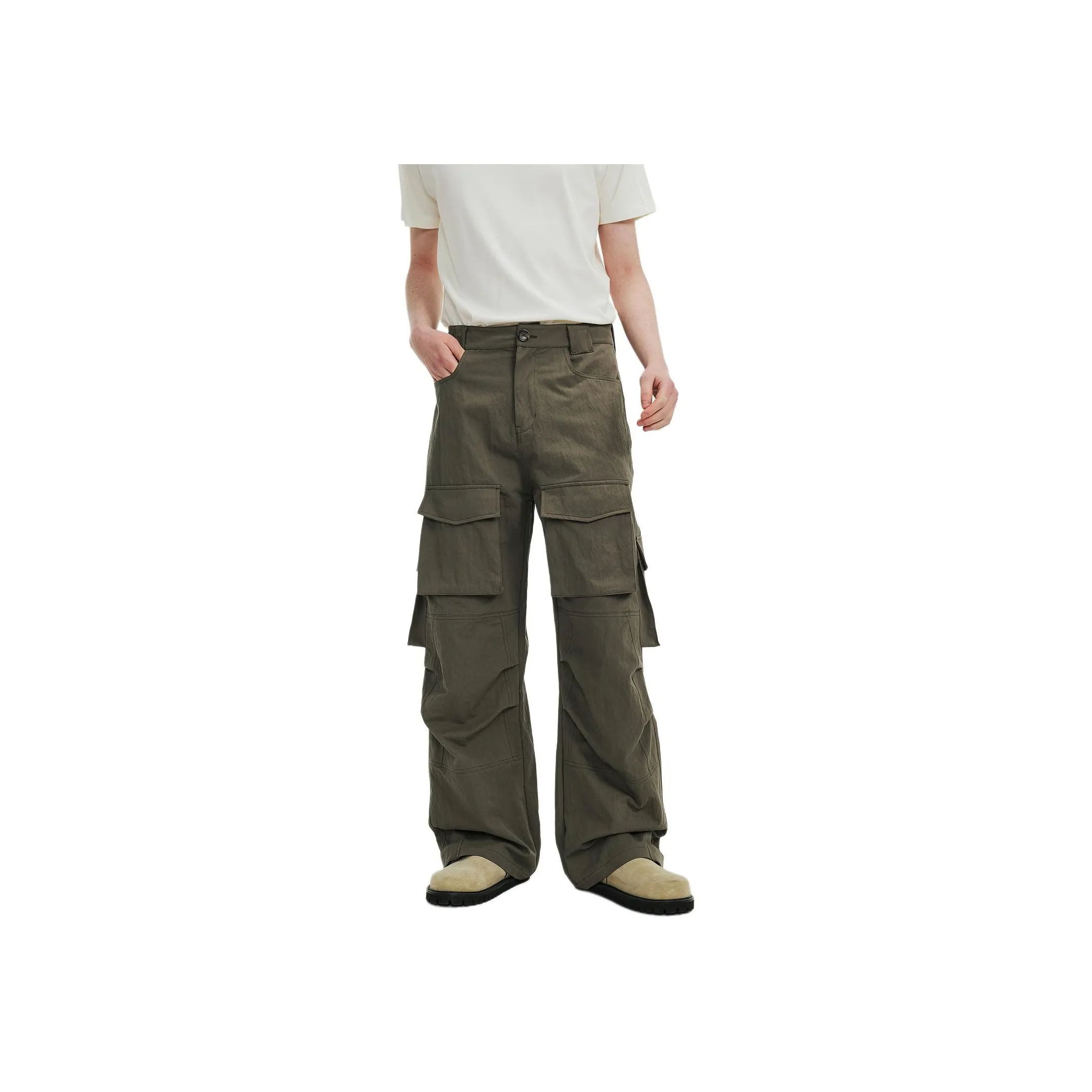 Lilbetter Casual Pants Men's Army Green