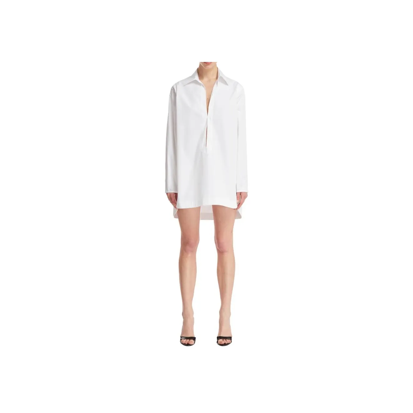 Alaïa Tunic Poplin Shirt Dress