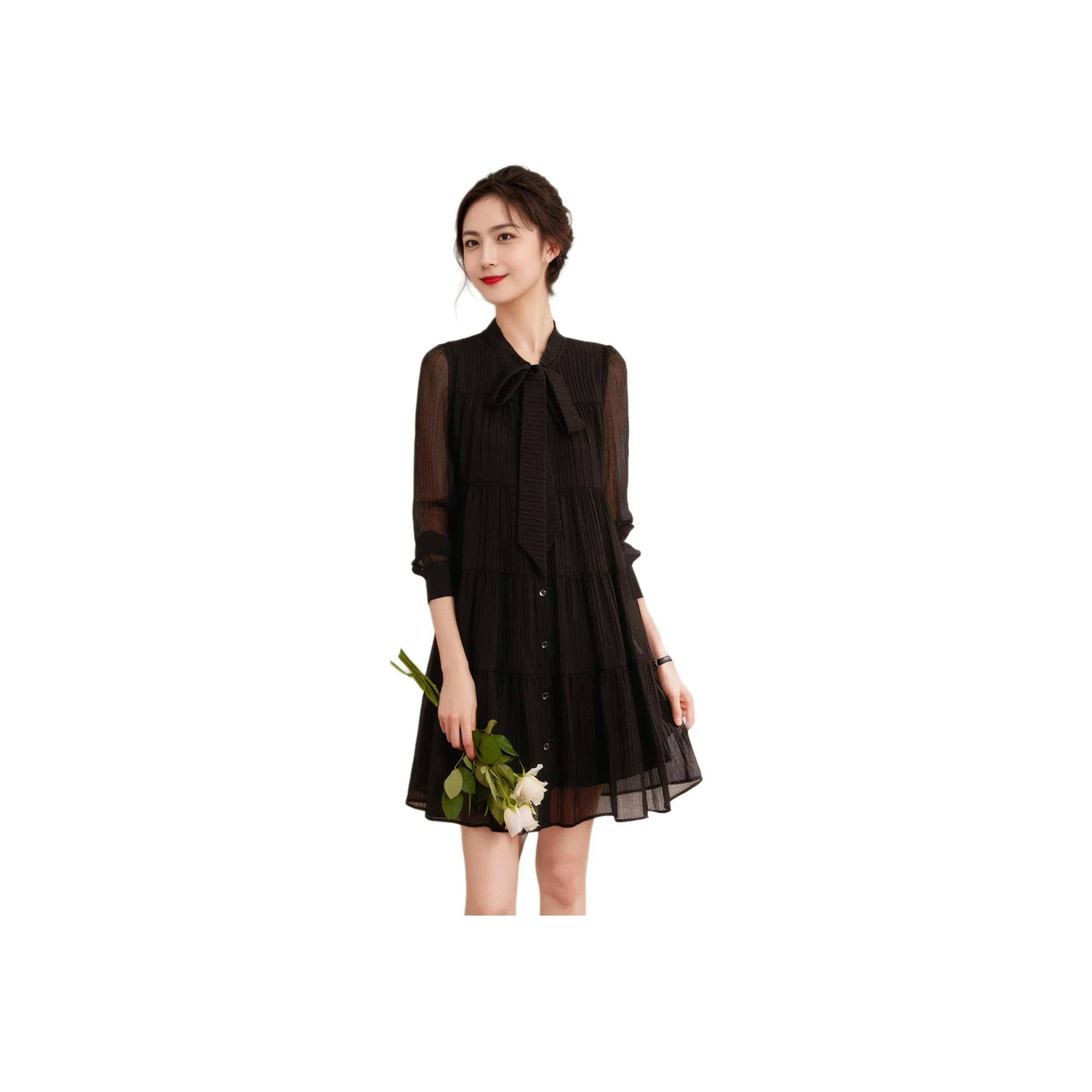 PLANE DRIFT Long Sleeved Dress Women's