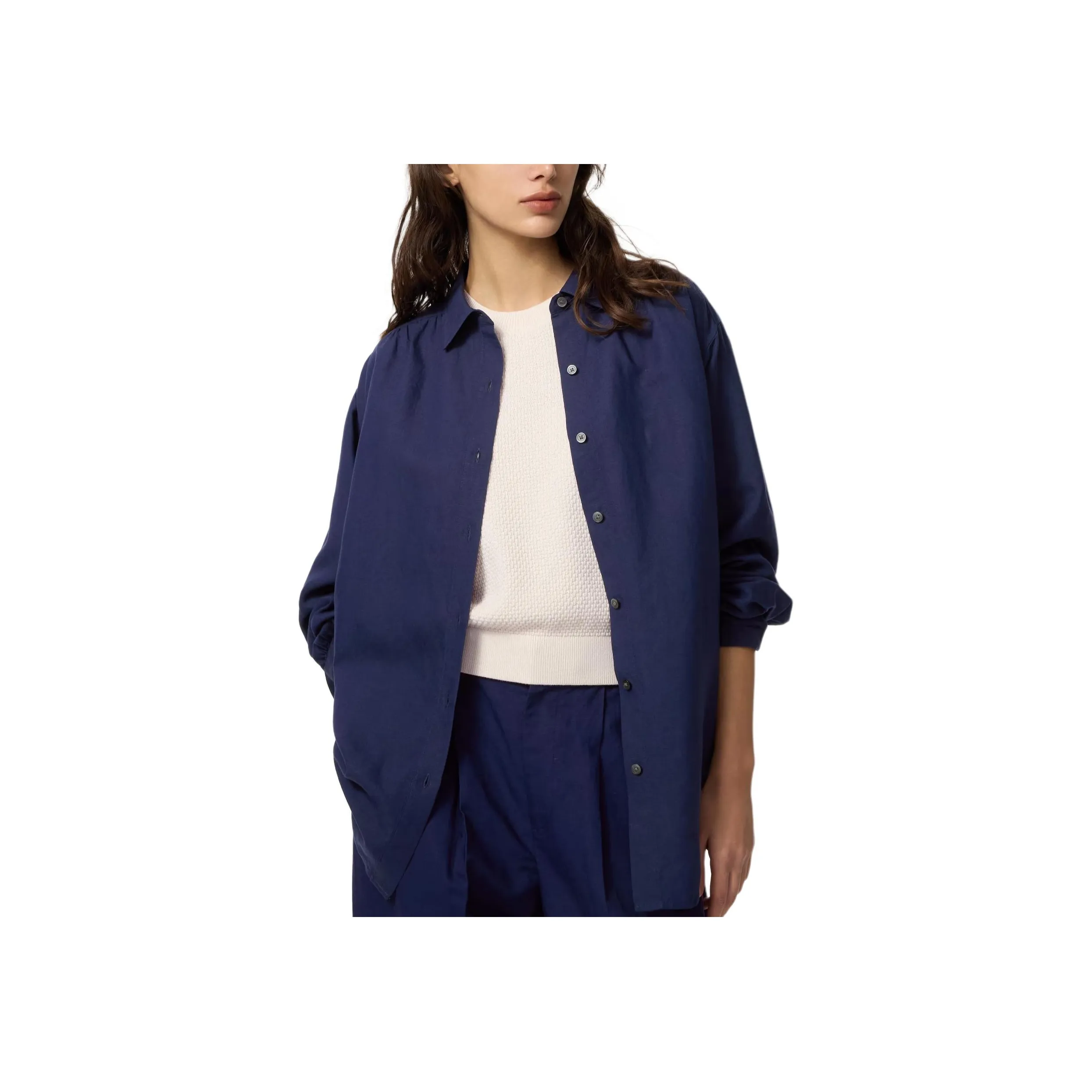 UNIQLO Comptoir Des Cotonniers Collaboration Shirts Women's Blue