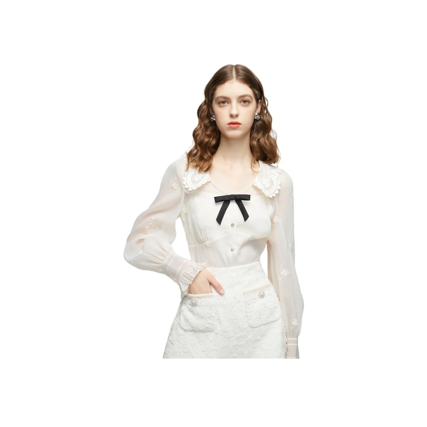 JORYAweekend Рубашка Женская Кремово-Белая