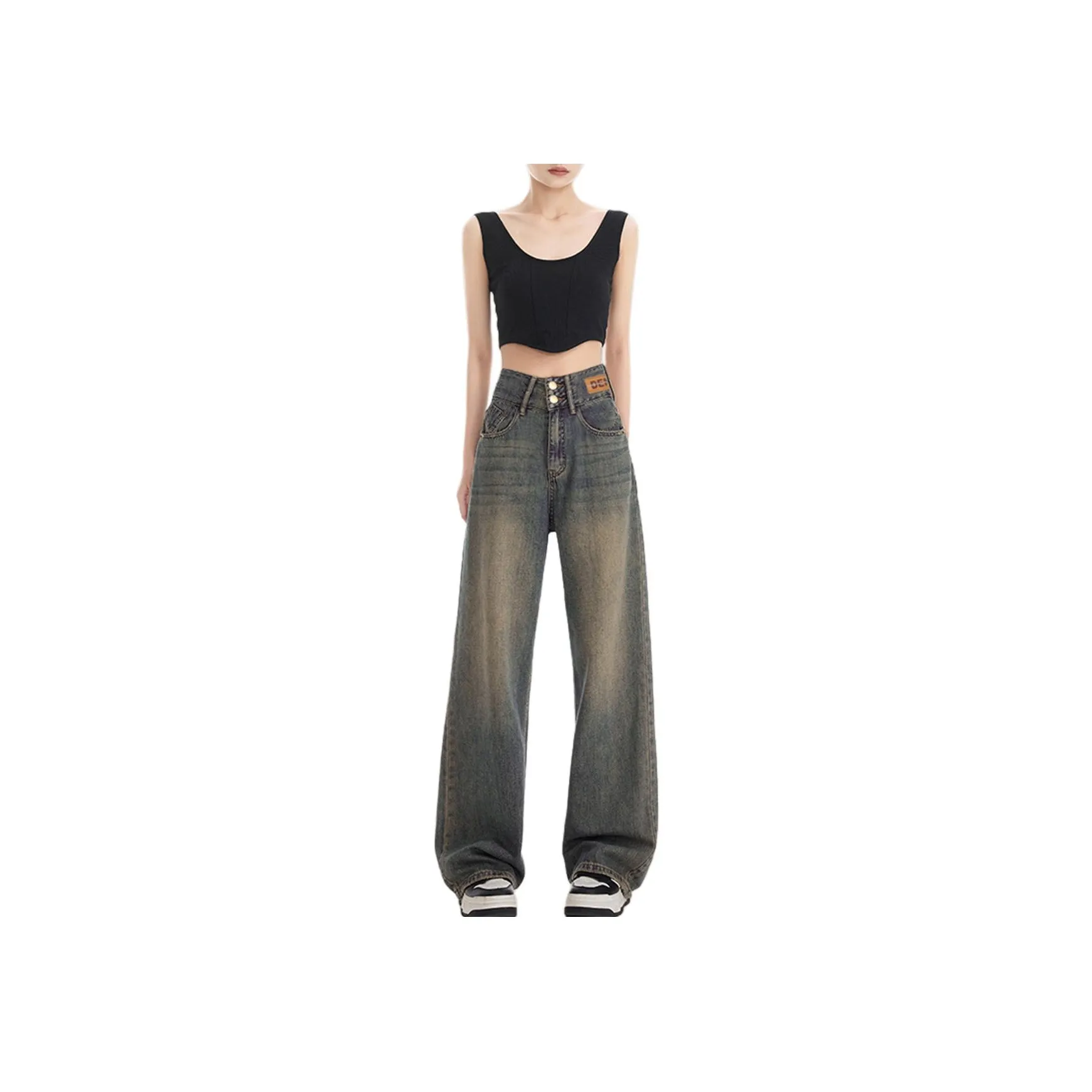 Weixi Jeans Women's Washed Color
