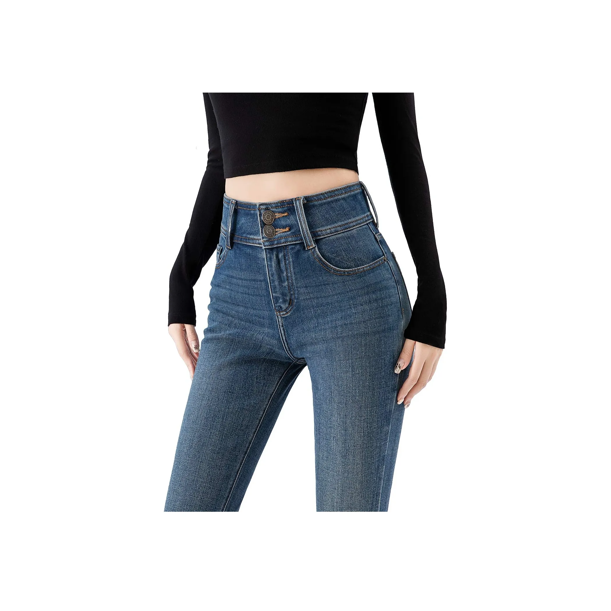 Cypress House Светло-синие Женские Джинсы