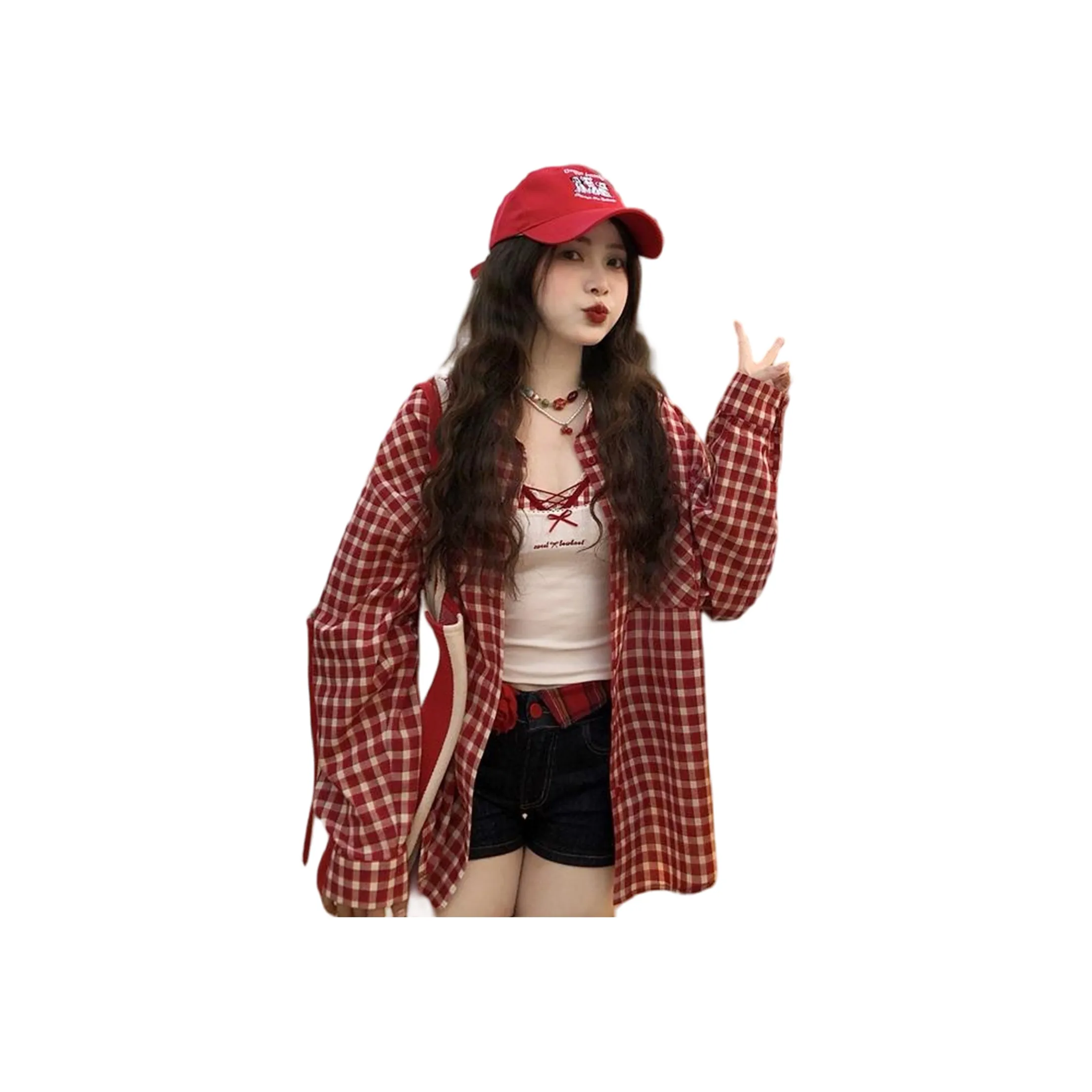 Pirkadat Red Women's Shirts Pirkadat Красный Женские Рубашки