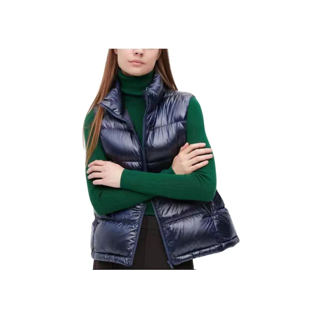 UNIQLO Vests Women's Navy Blue
