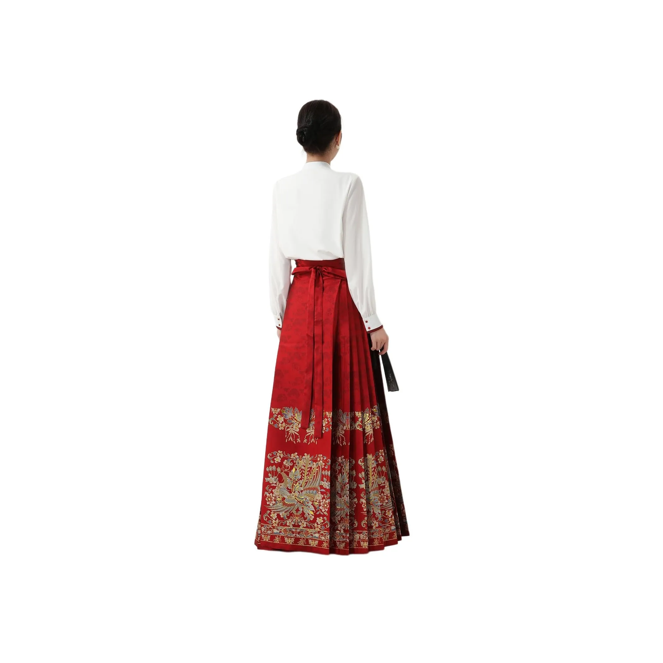 XINGHEHANGE Spring Summer Wedding Greeting Skirt Hanfu Casual Long Skirt Women's