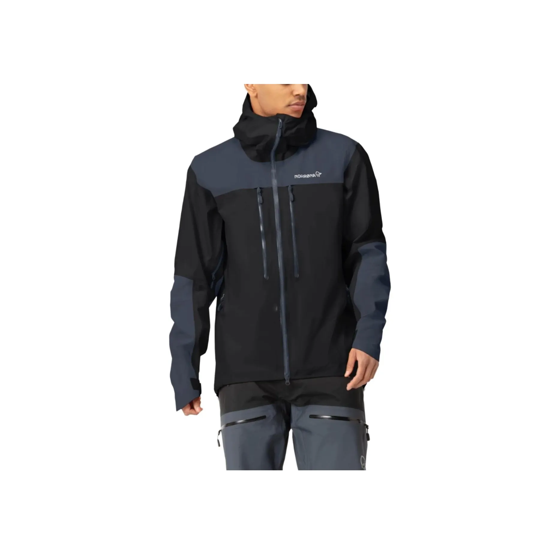 NORRONA Waterproof, Windproof, Lightweight Windbreaker Jacket Men's