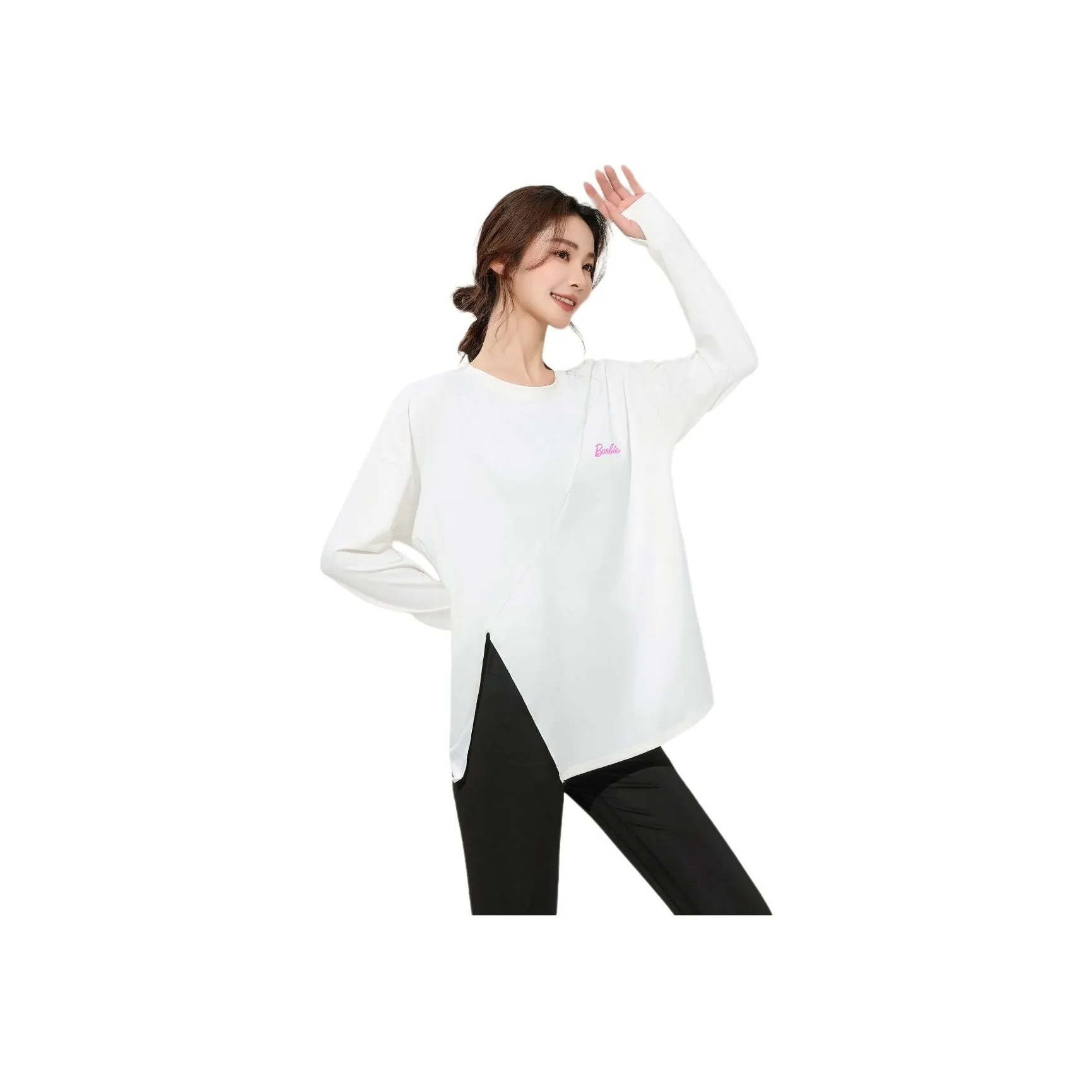 Barbie Yoga T Shirts Women's White