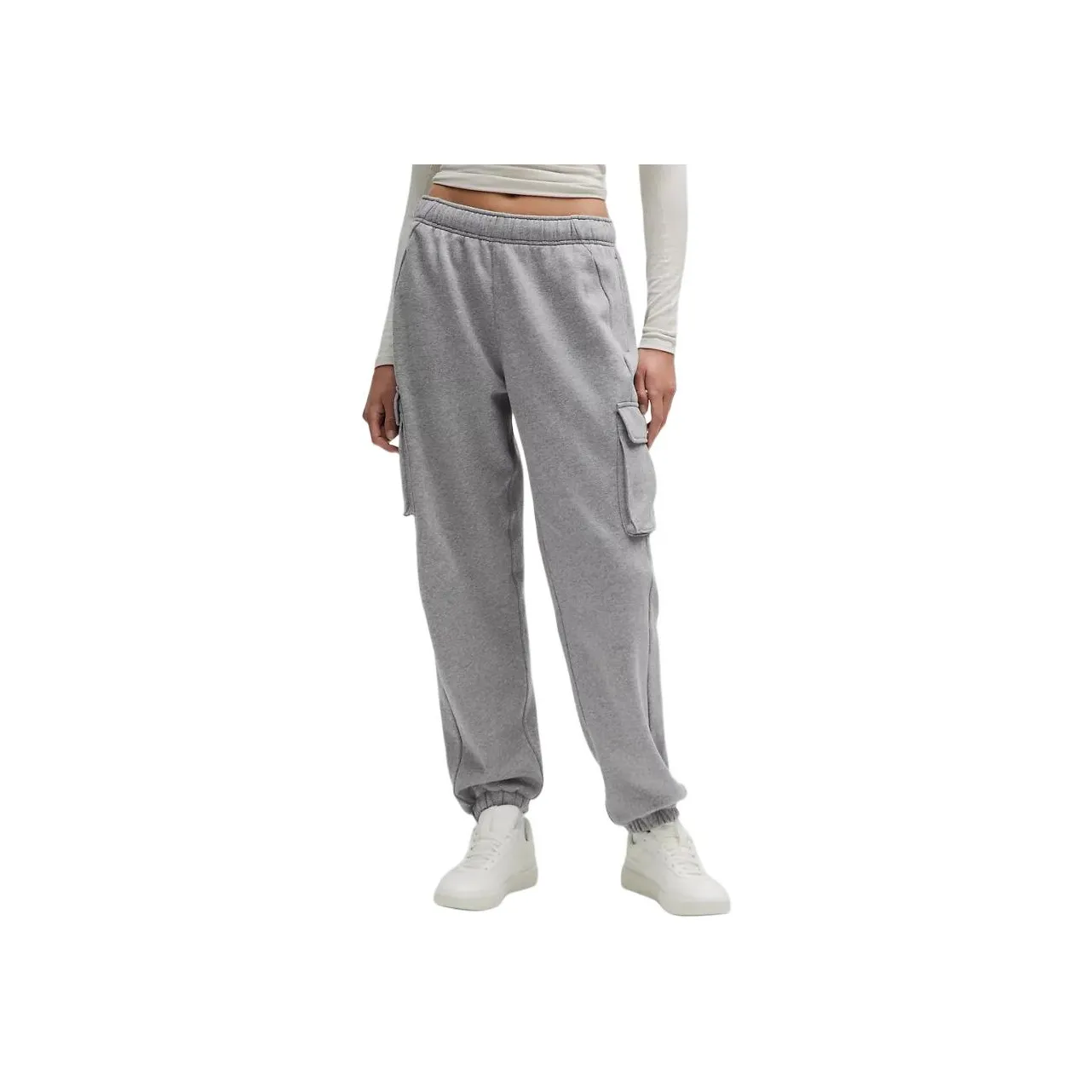 Lululemon ScubaOversized-Fit Knitted Sweatpants 30' Women's Briarwood Medium Gray