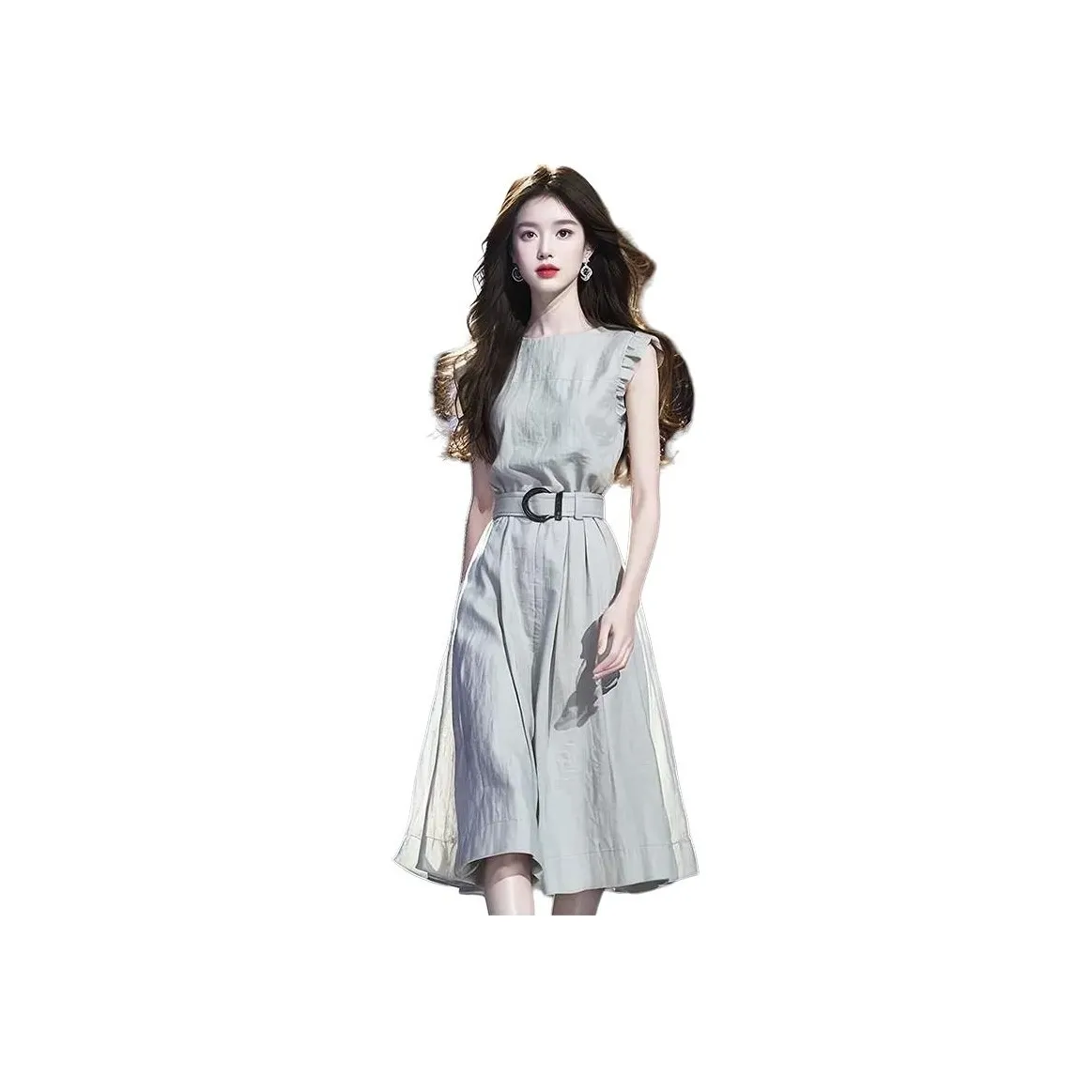 GOSO Серый Женские Платья без рукавов