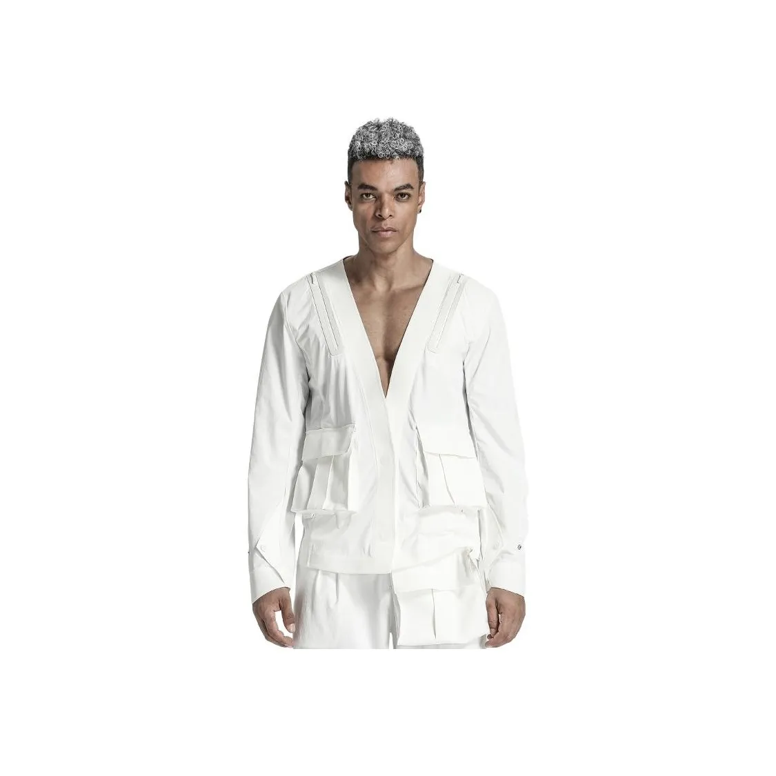 NORVINCY Western Artsy Style Low Neck Jacket Unisex